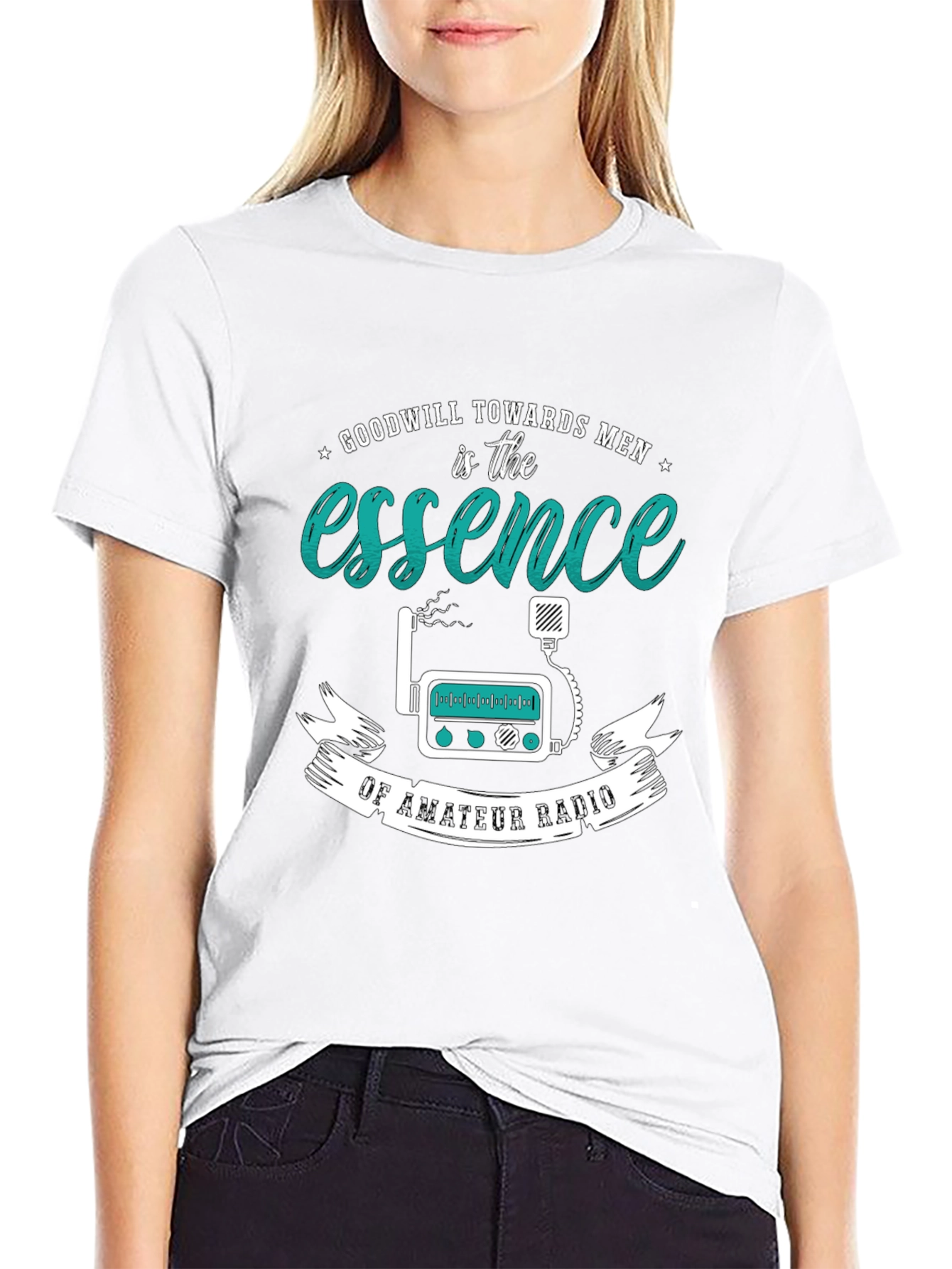Amateur Radio Essence Graphic Tee - Goodwill Towards Men