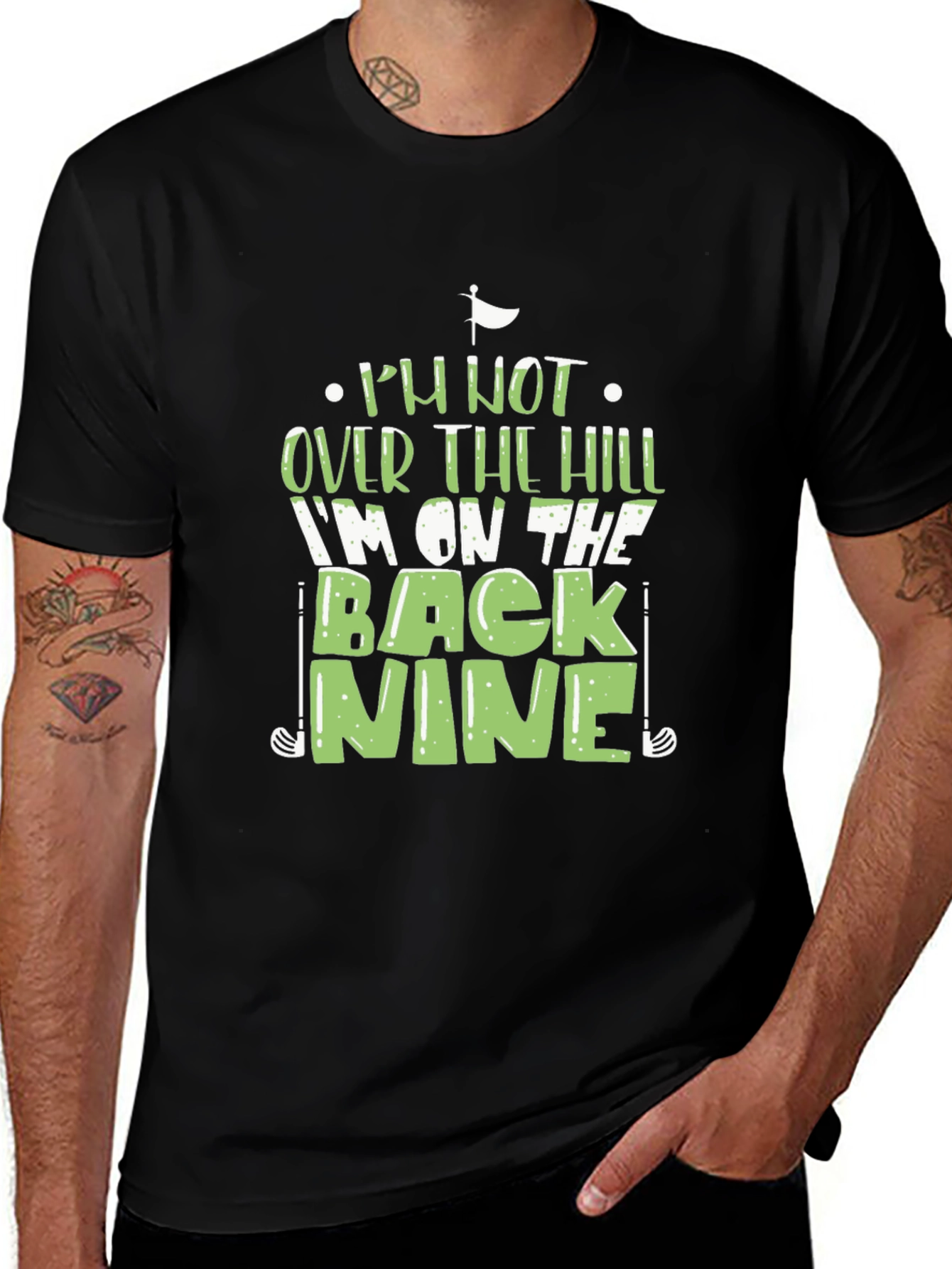 Funny Golf T-Shirt - Back Nine Humor Tee