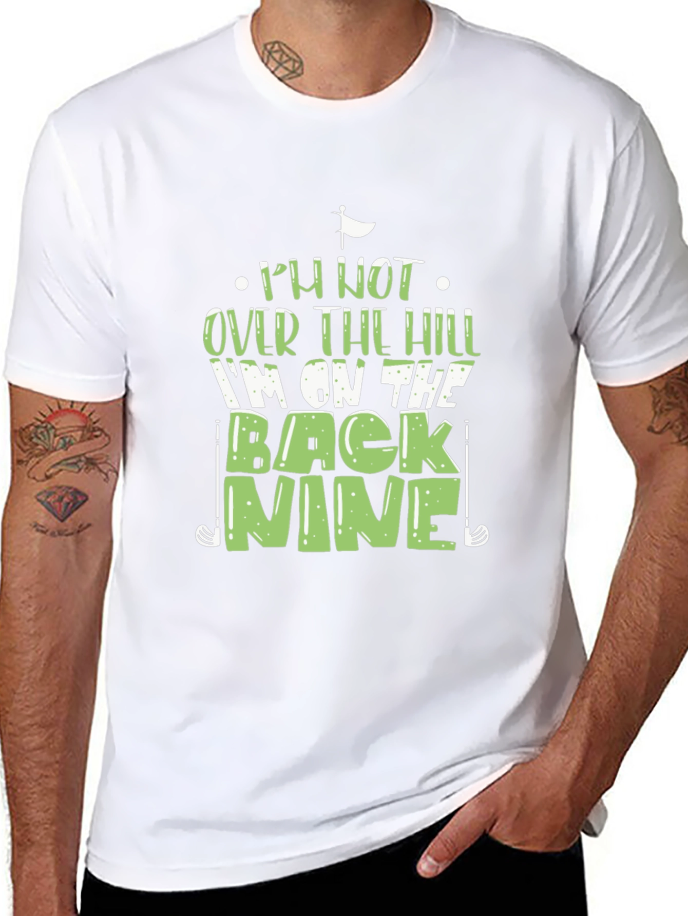 Funny Golf T-Shirt - Back Nine Humor Tee