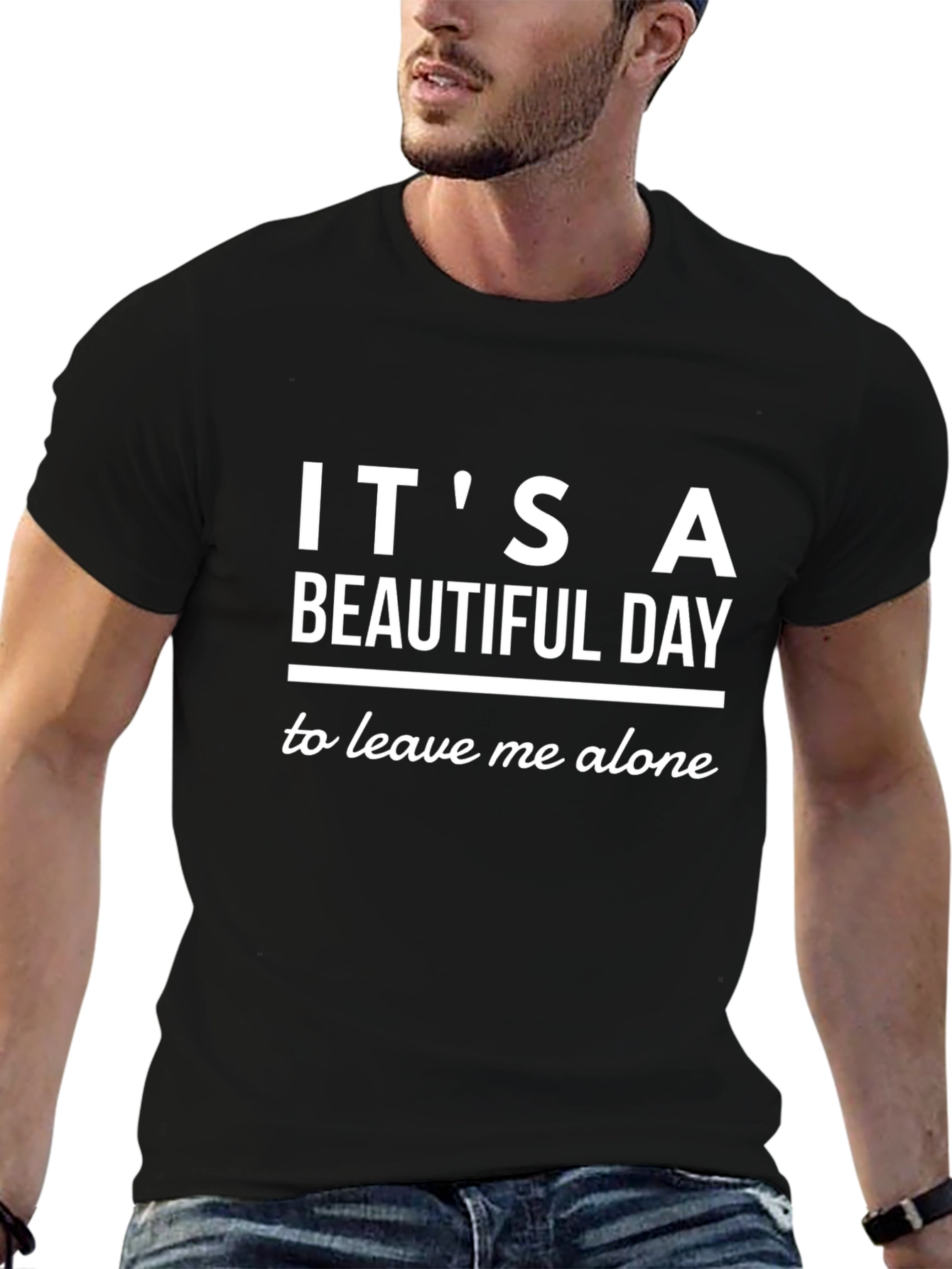 Funny Leave Me Alone Graphic T-Shirt