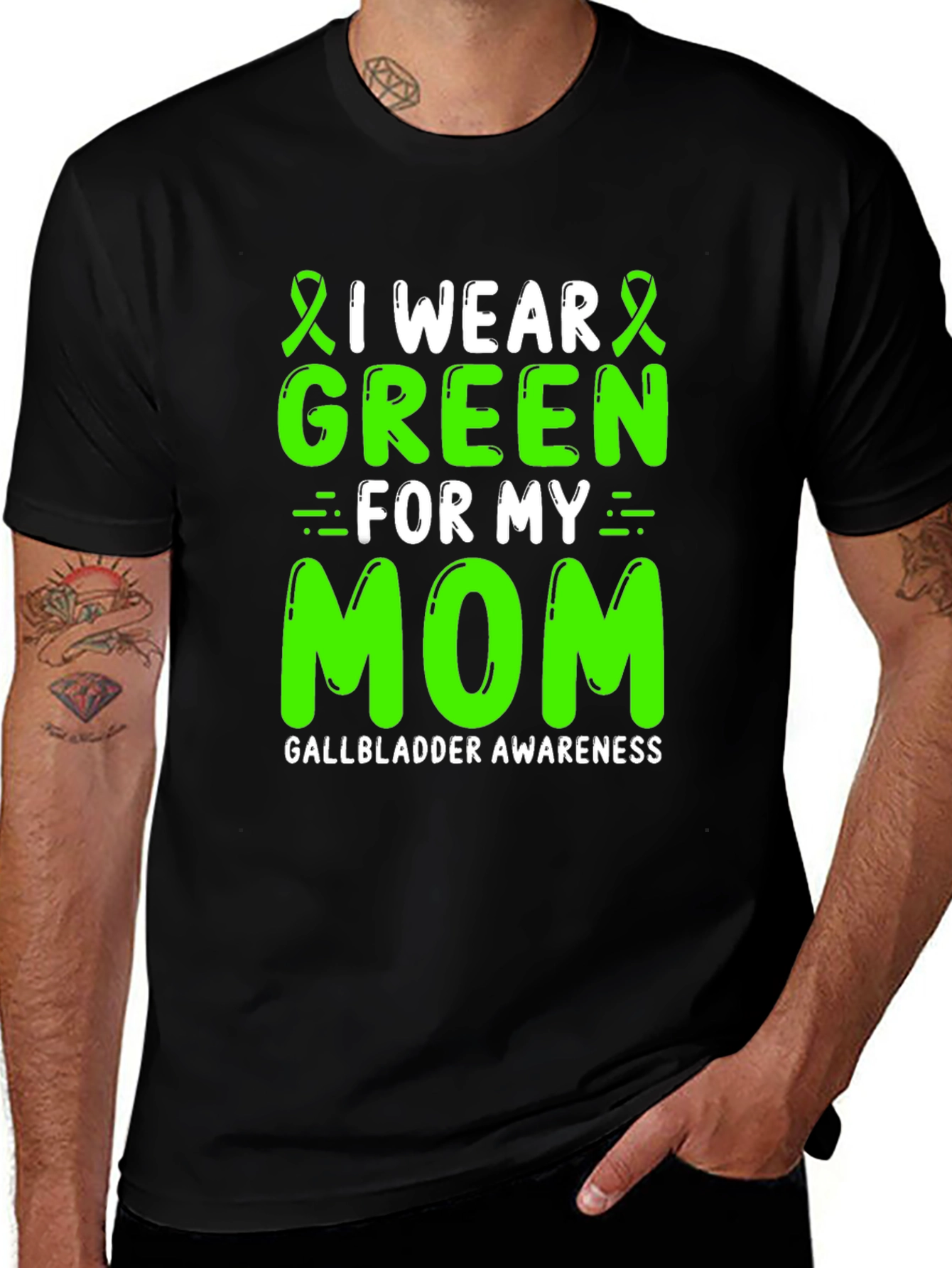 Green Gallbladder Awareness T-Shirt