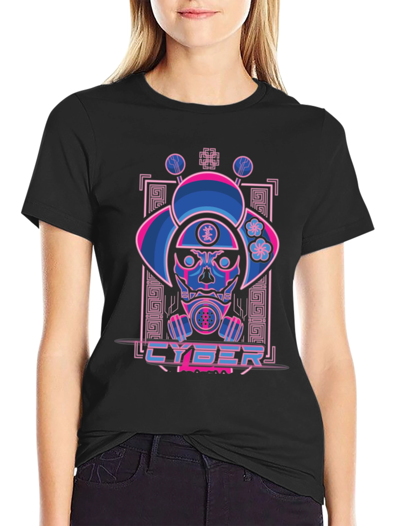 Cyberpunk Samurai Graphic Tee