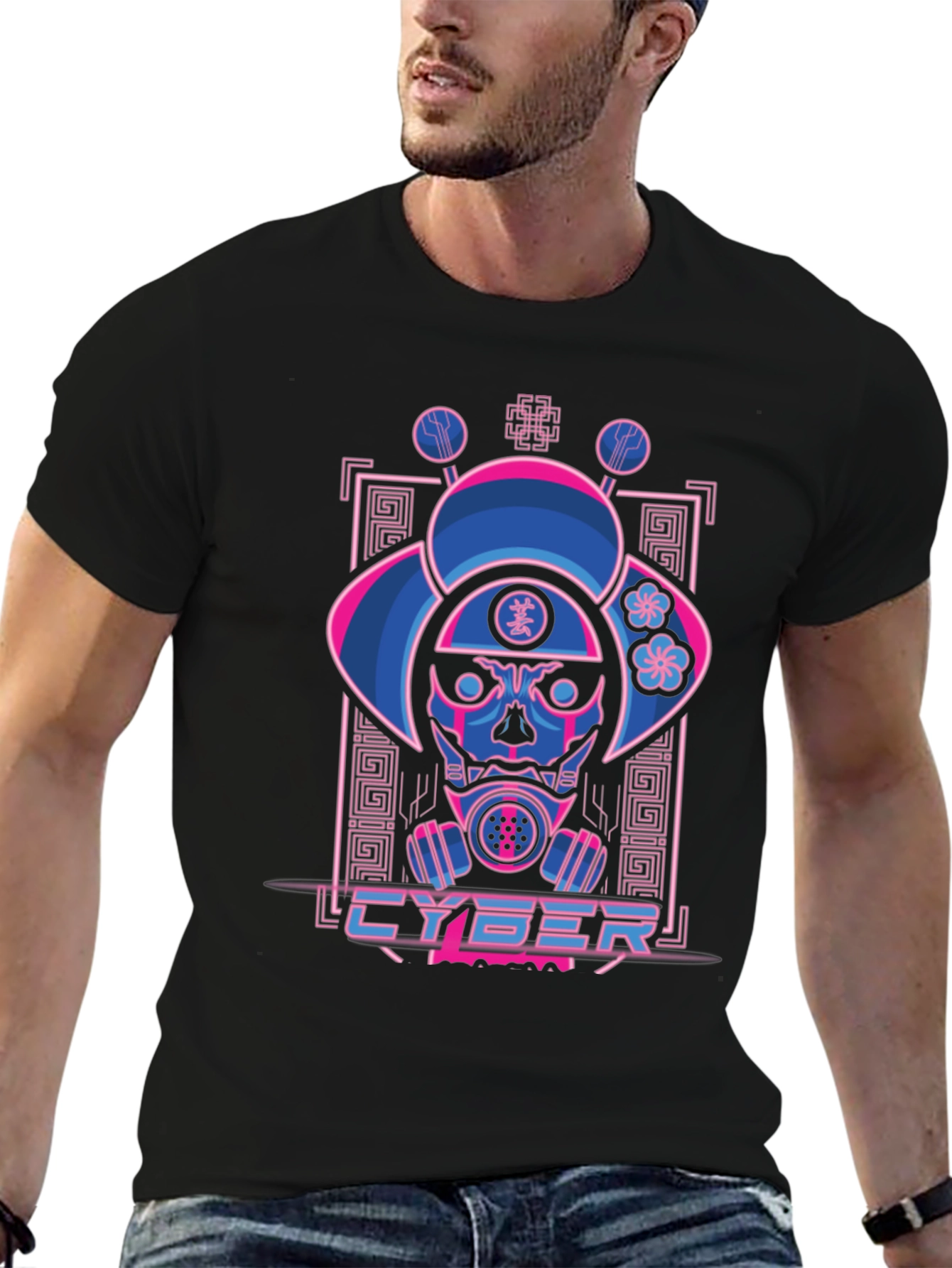 Cyberpunk Samurai Graphic Tee