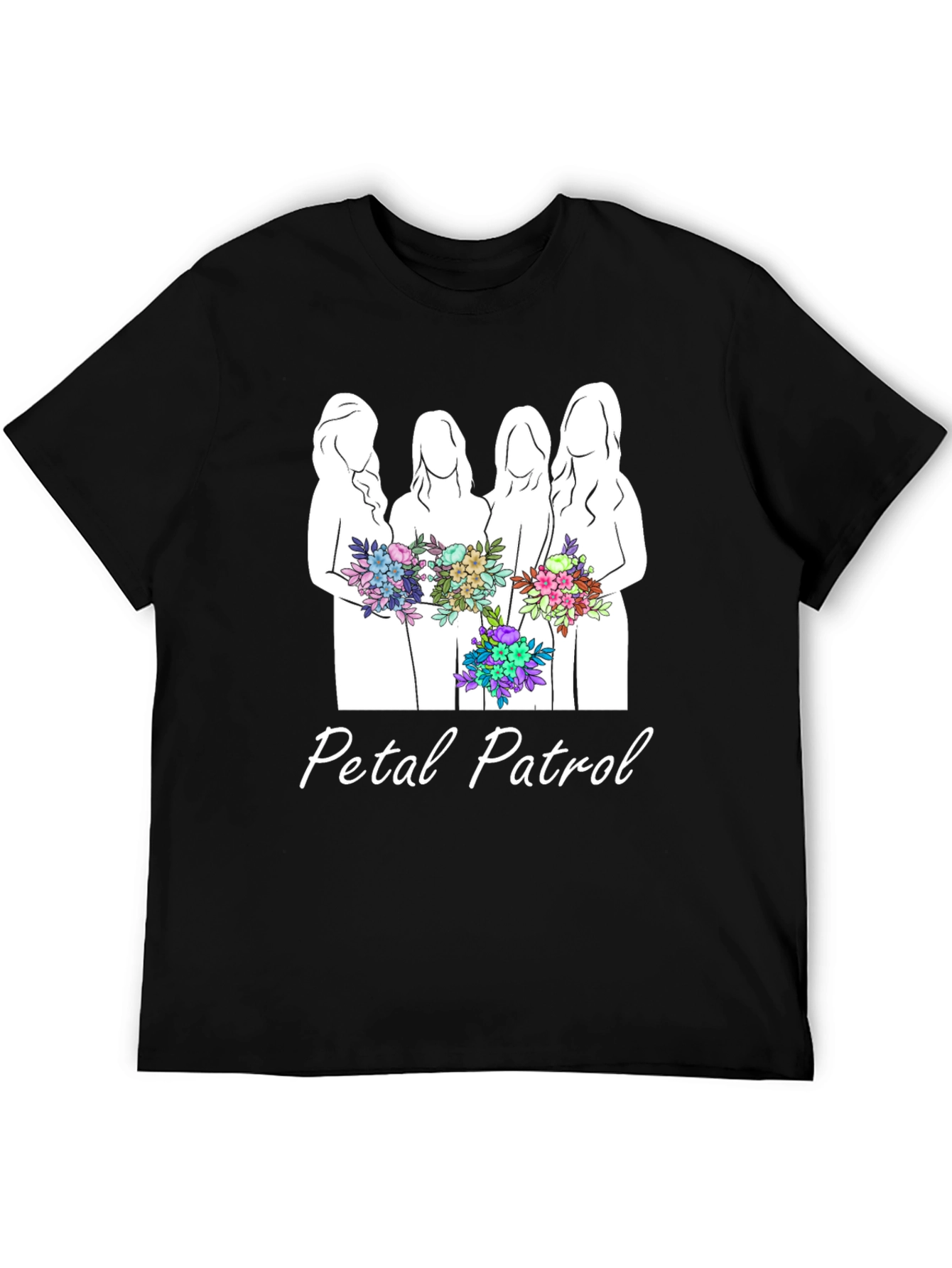 Petal Patrol Graphic T-Shirt - Bridal Party Tee