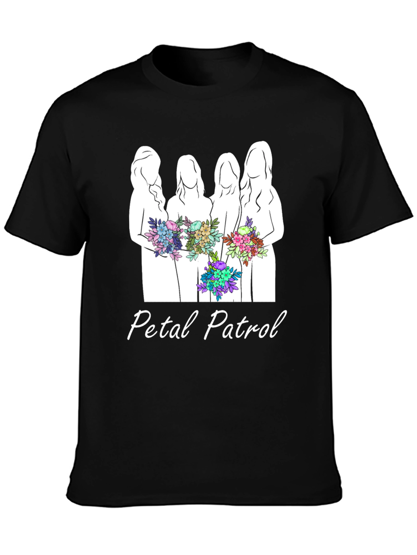 Petal Patrol Graphic T-Shirt - Bridal Party Tee
