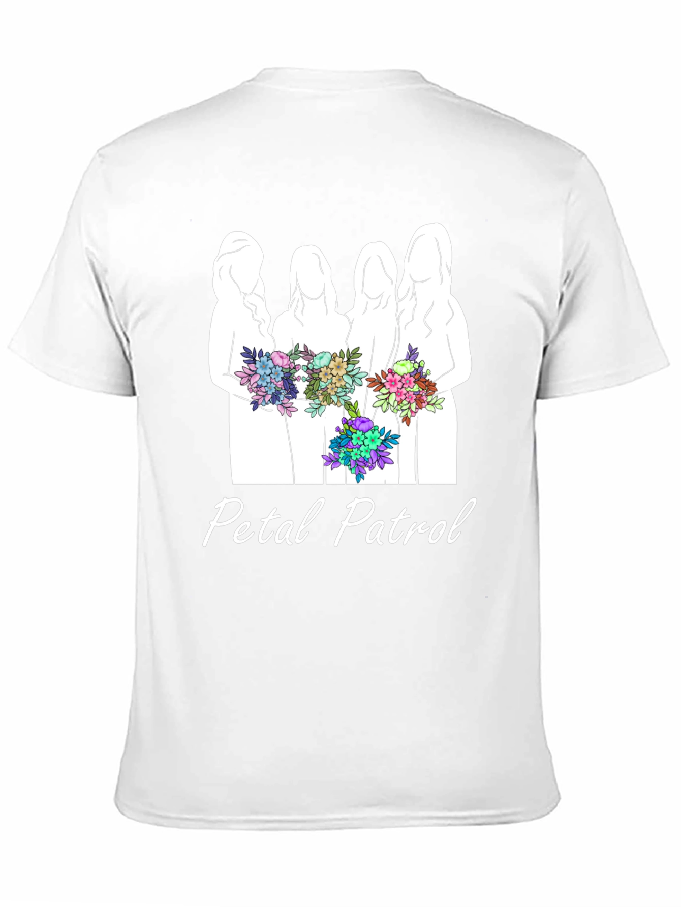 Petal Patrol Graphic T-Shirt - Bridal Party Tee