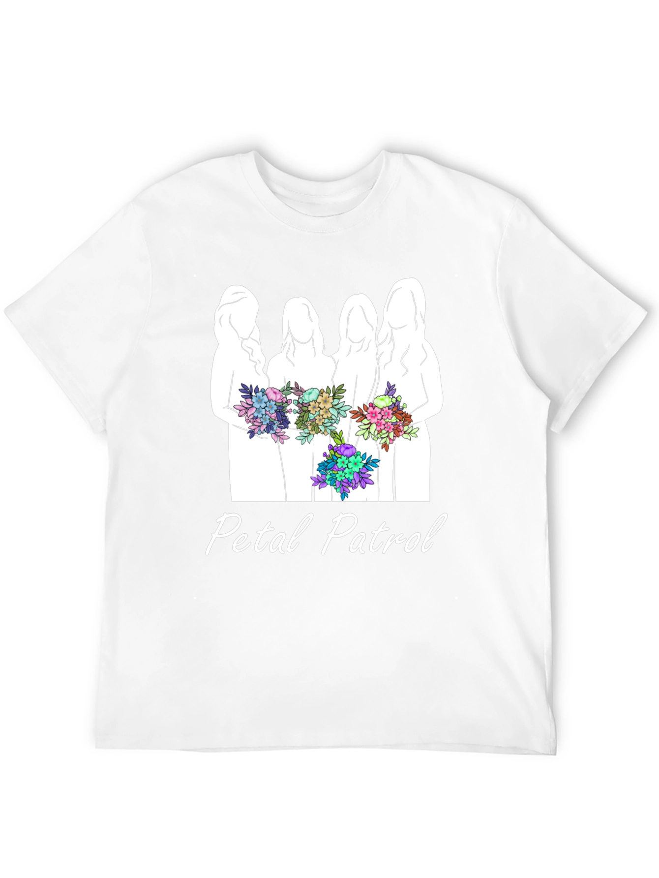 Petal Patrol Graphic T-Shirt - Bridal Party Tee