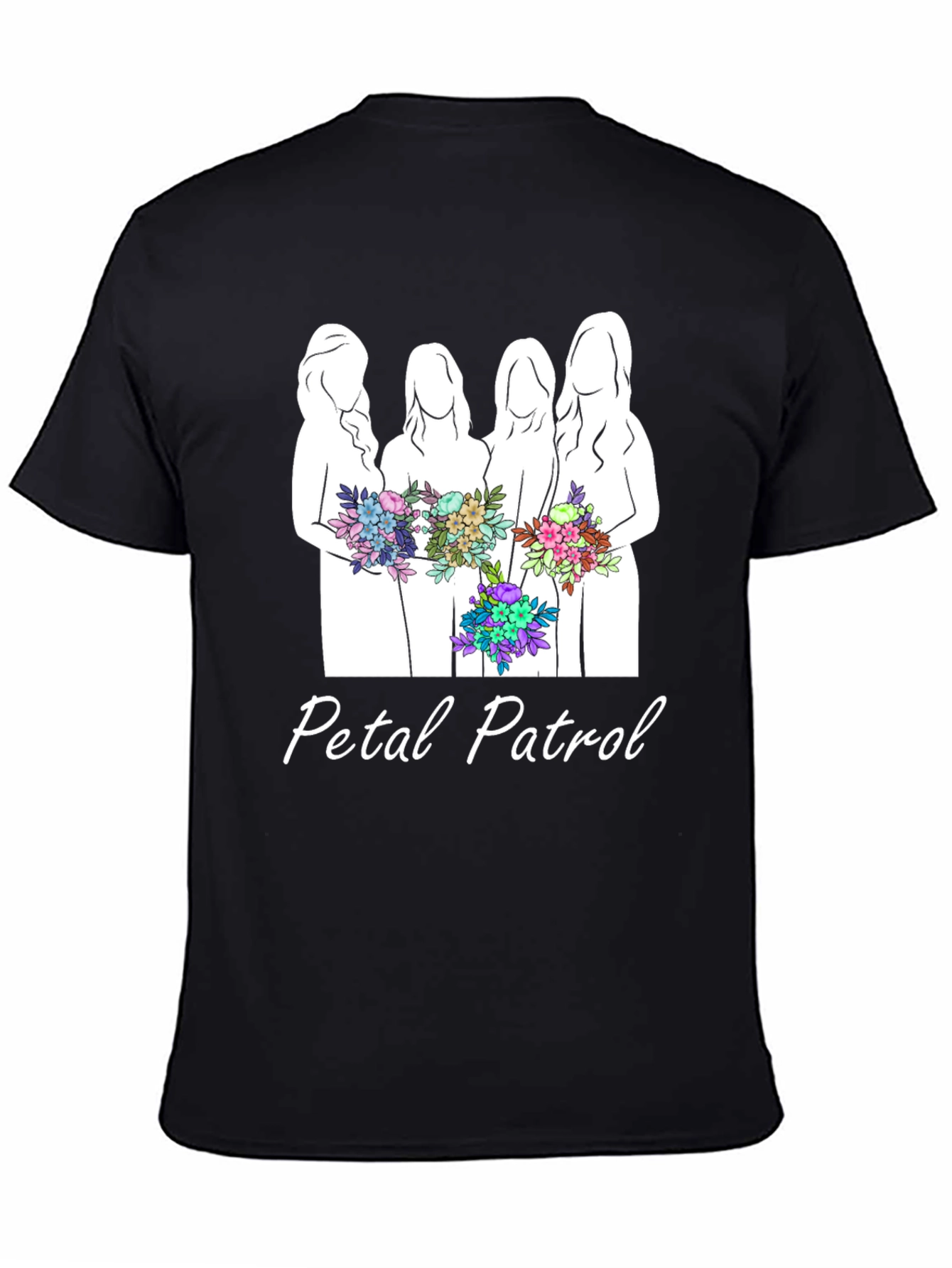 Petal Patrol Graphic T-Shirt - Bridal Party Tee