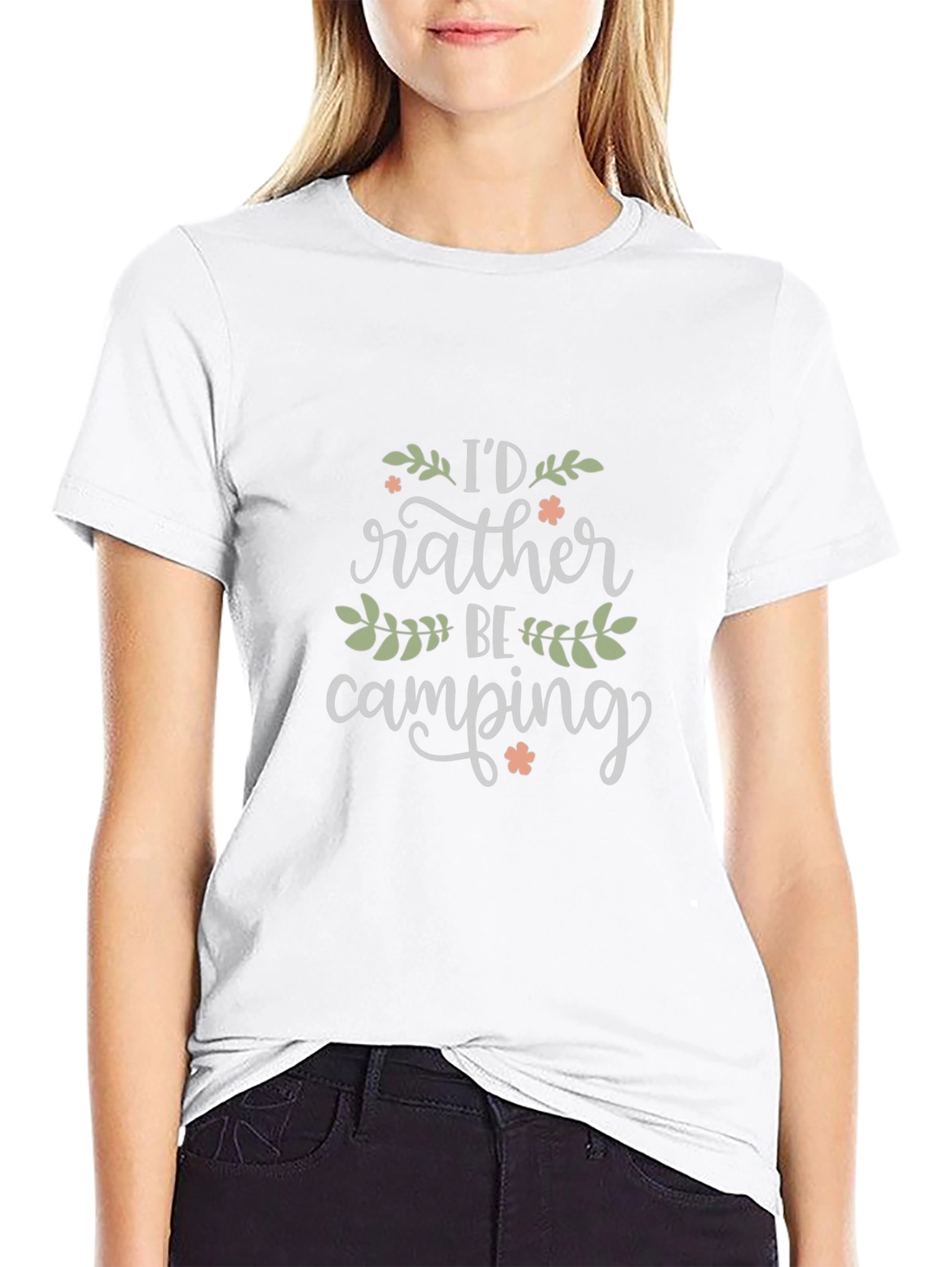 Camping Lover Graphic T-Shirt - Black