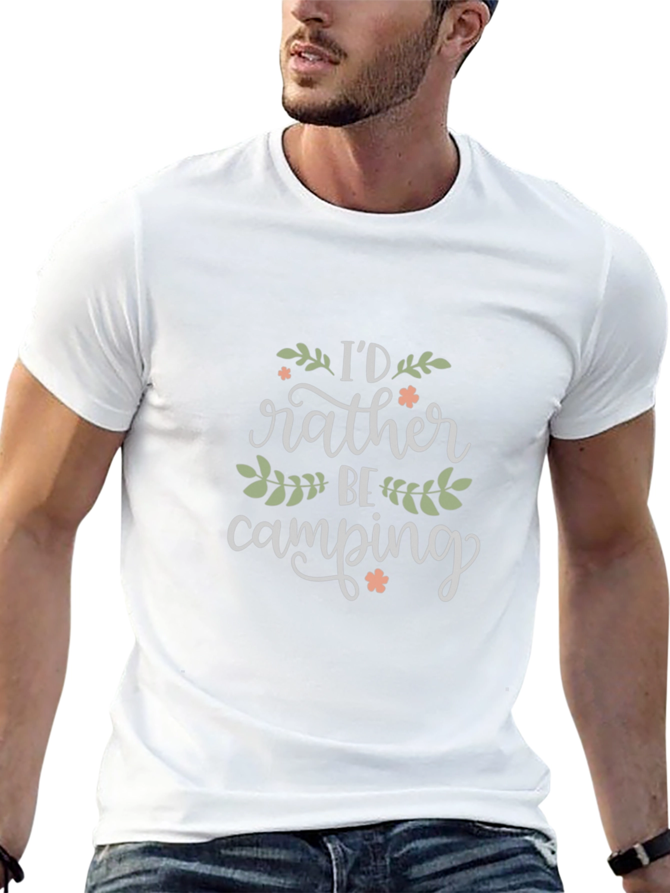 Camping Lover Graphic T-Shirt - Black