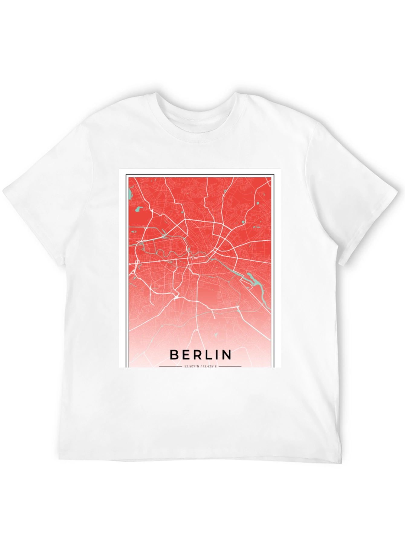 Berlin Map Graphic Tee - City Pride T-Shirt