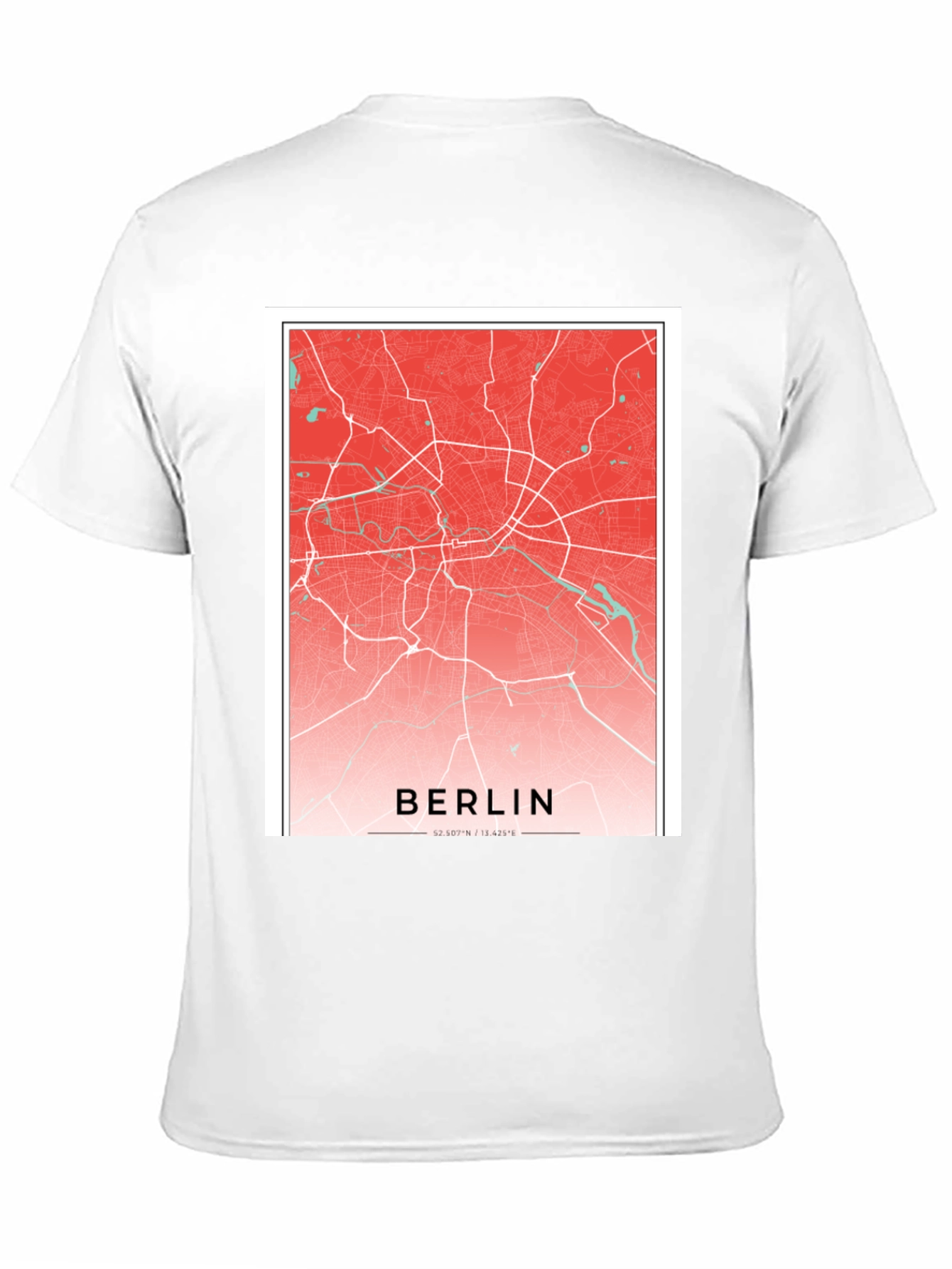 Berlin Map Graphic Tee - City Pride T-Shirt
