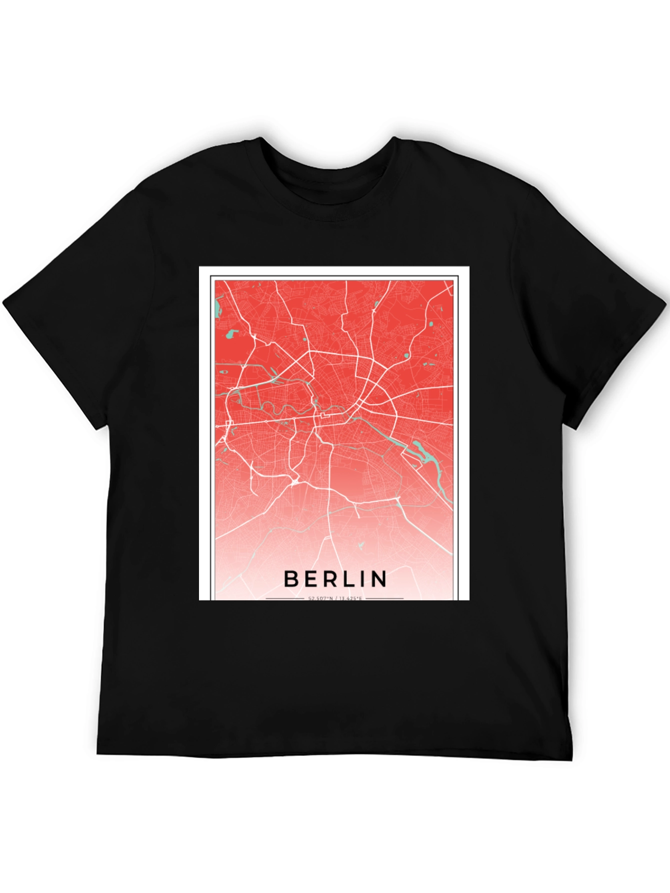 Berlin Map Graphic Tee - City Pride T-Shirt