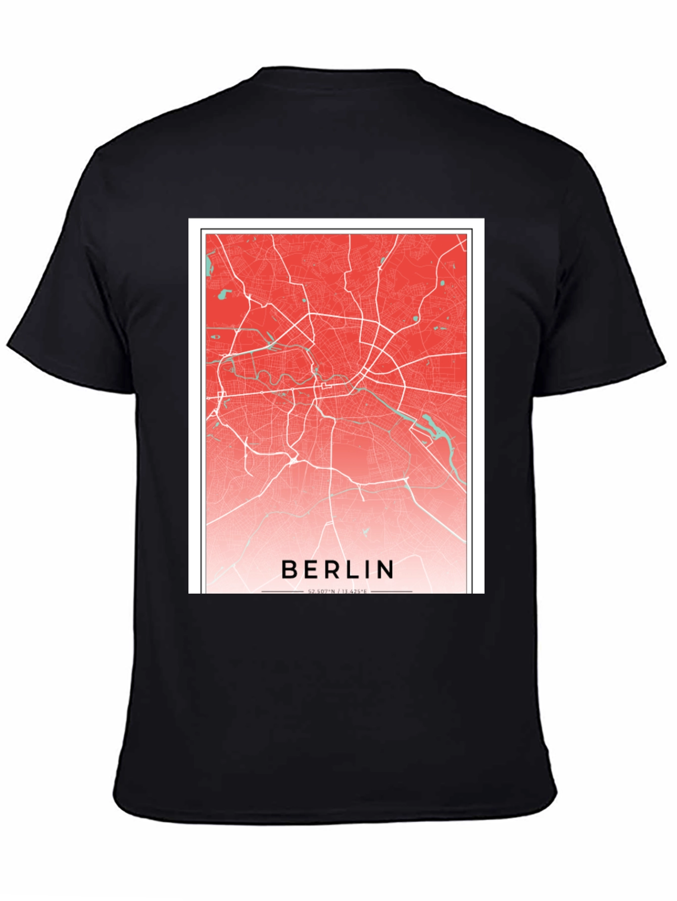 Berlin Map Graphic Tee - City Pride T-Shirt