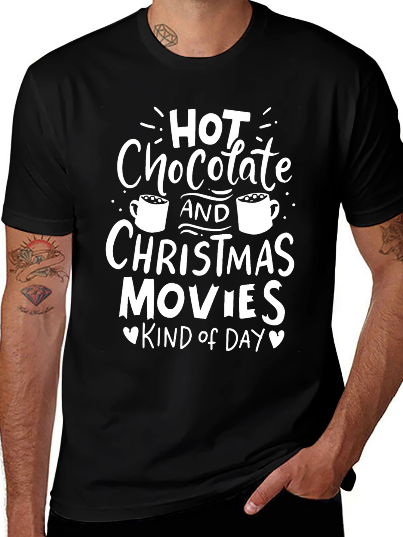 Hot Chocolate & Christmas Movies Graphic Tee