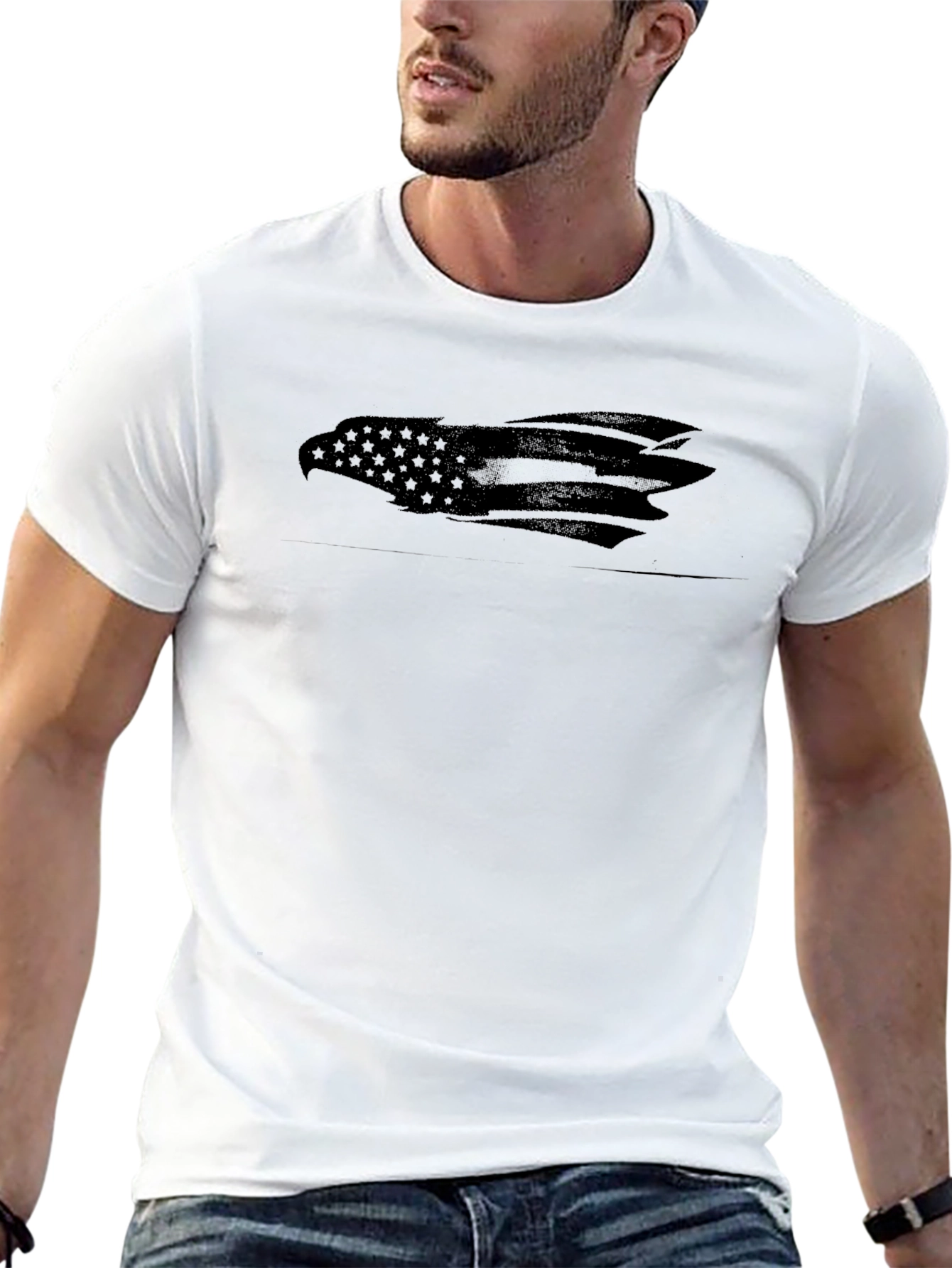 American Eagle Flag Graphic T-Shirt
