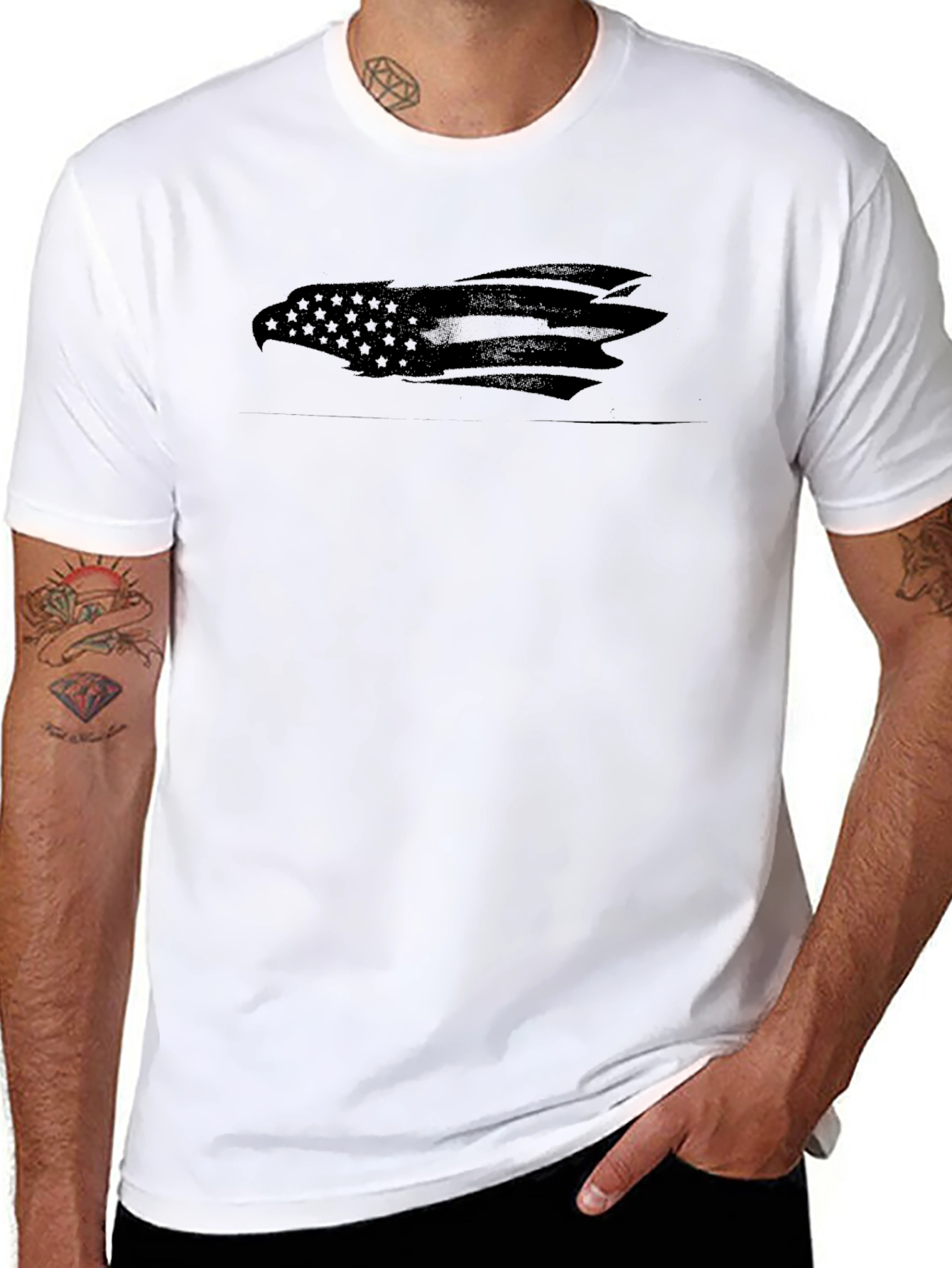 American Eagle Flag Graphic T-Shirt