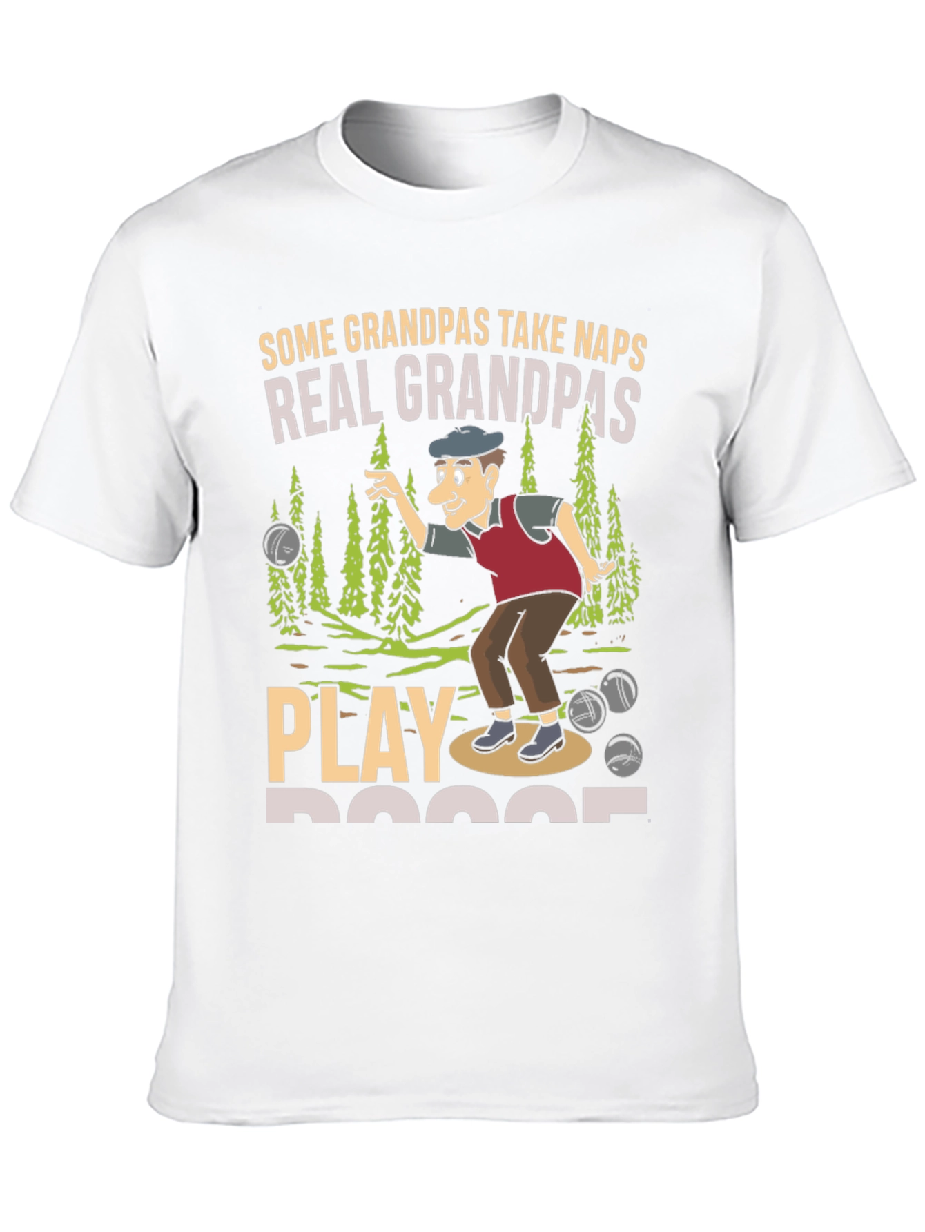 Funny Grandpas Bocce Ball T-Shirt