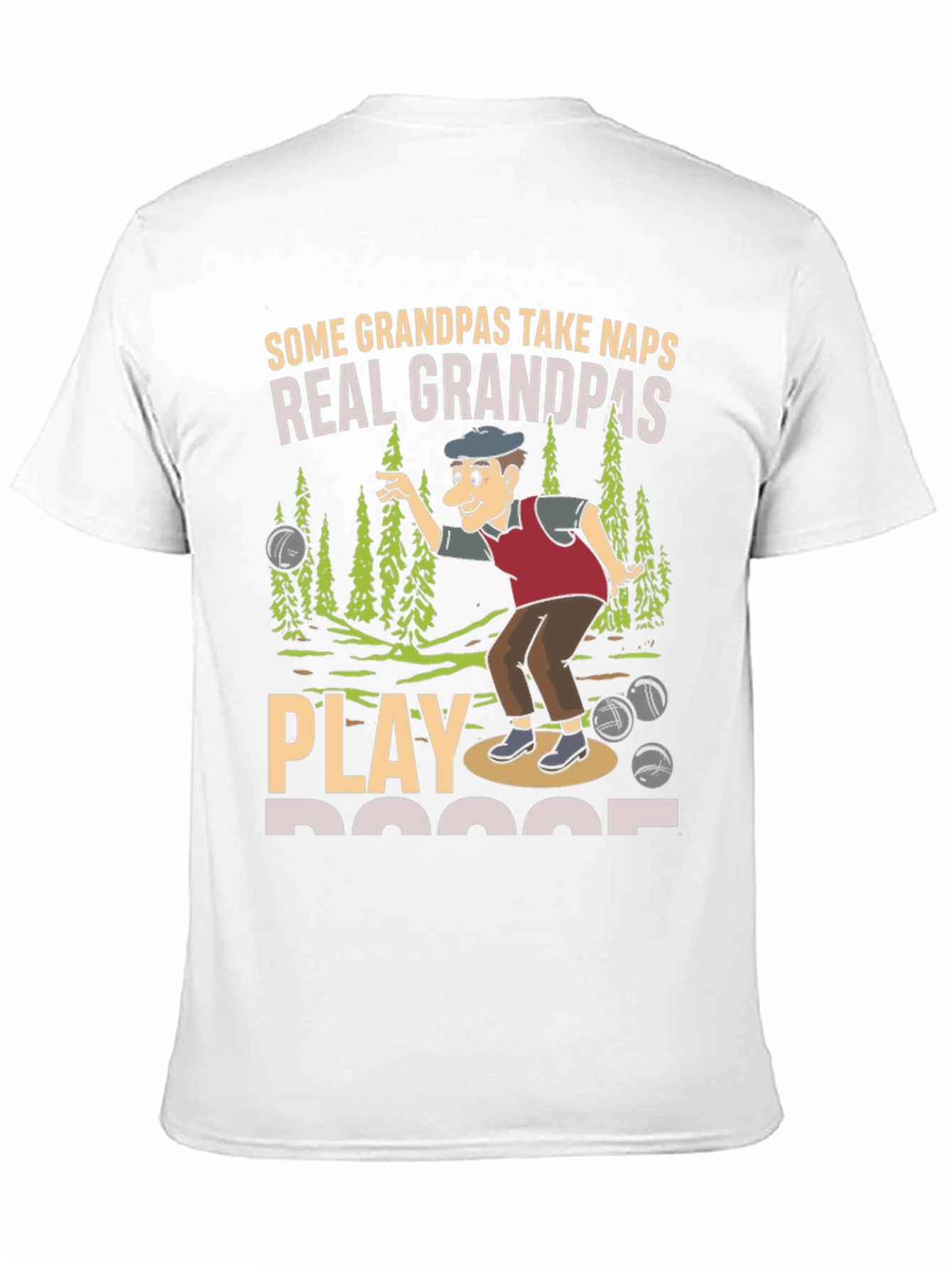 Funny Grandpas Bocce Ball T-Shirt