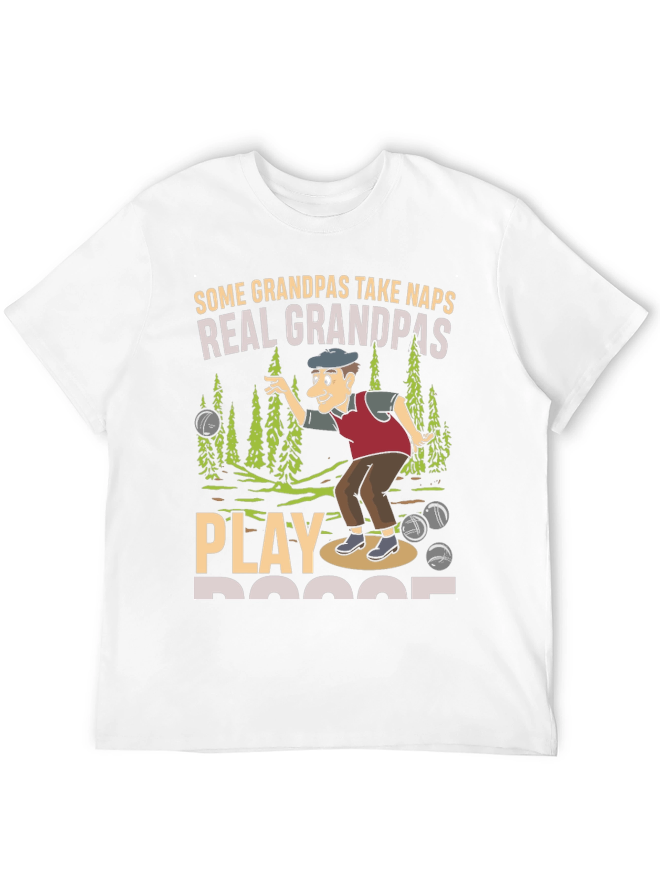 Funny Grandpas Bocce Ball T-Shirt