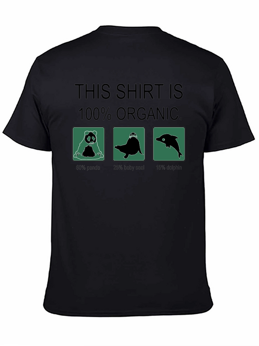 100% Organic Funny Animal T-Shirt