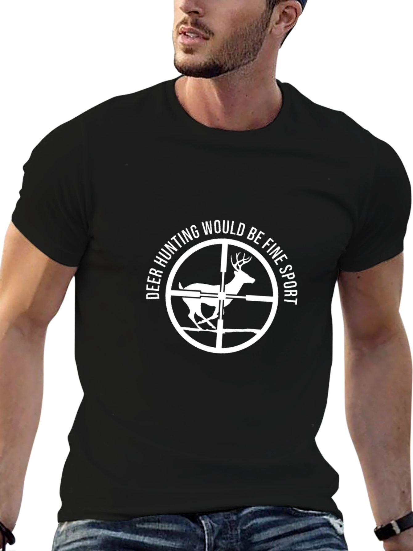 Deer Hunting Fine Sport T-Shirt