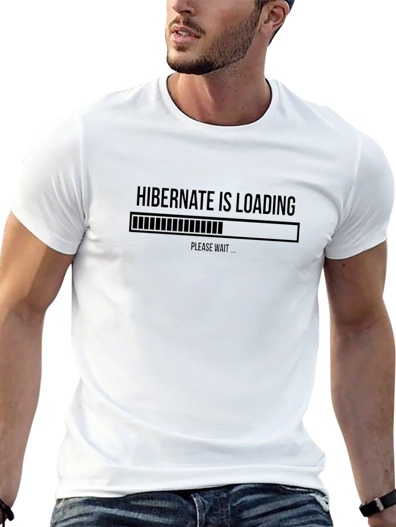 Hibernate is Loading T-Shirt - Developer Humor Tee