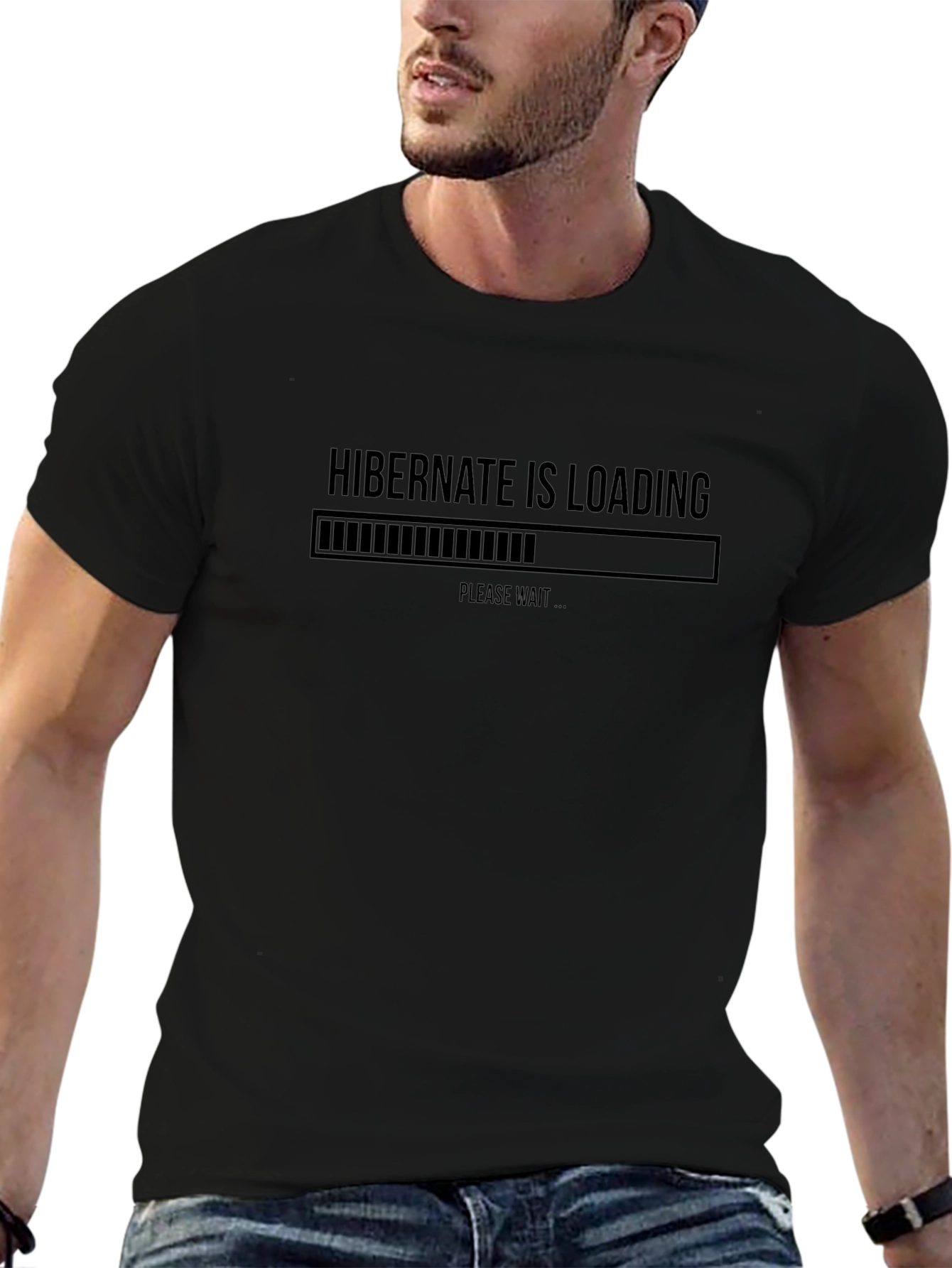 Hibernate is Loading T-Shirt - Developer Humor Tee