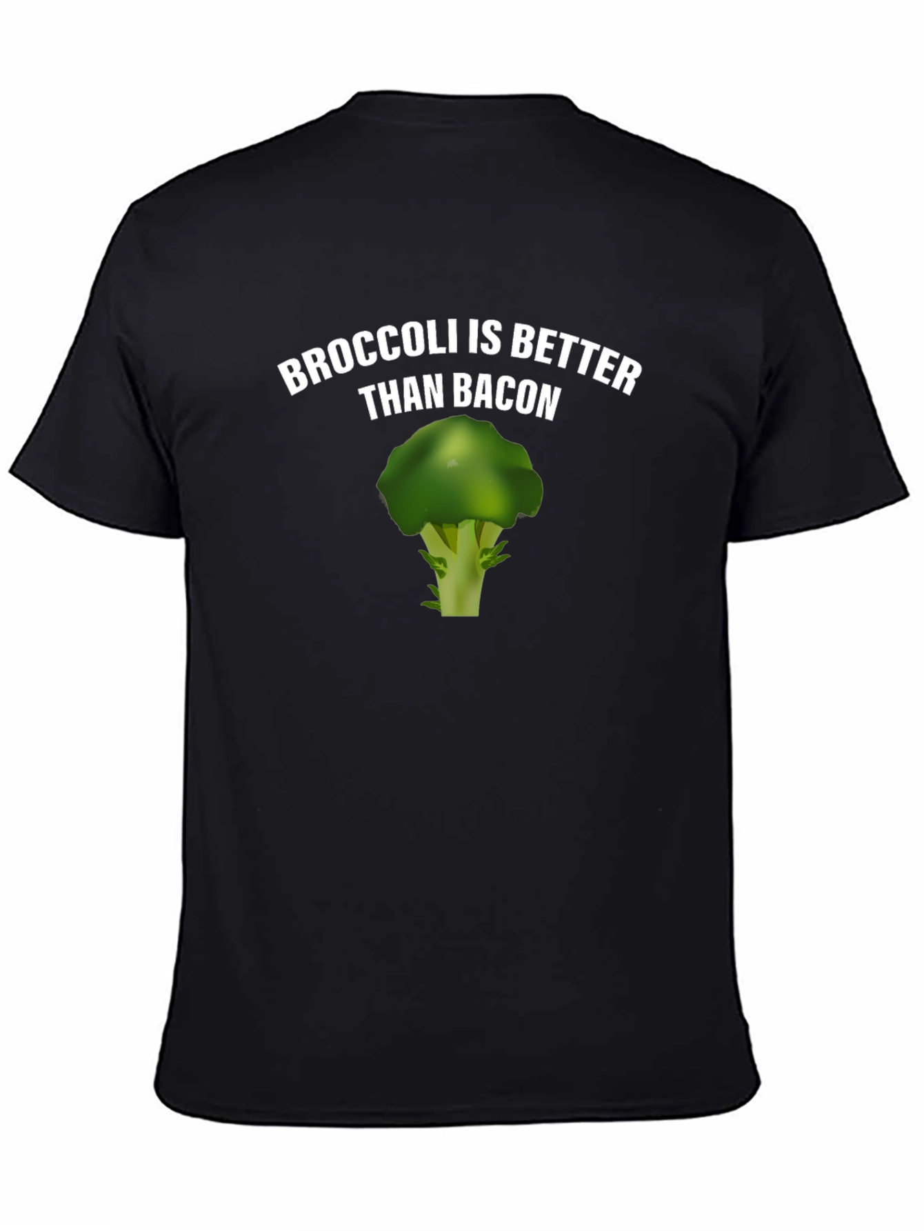 Broccoli is Better Than Bacon Novelty T-Shirt