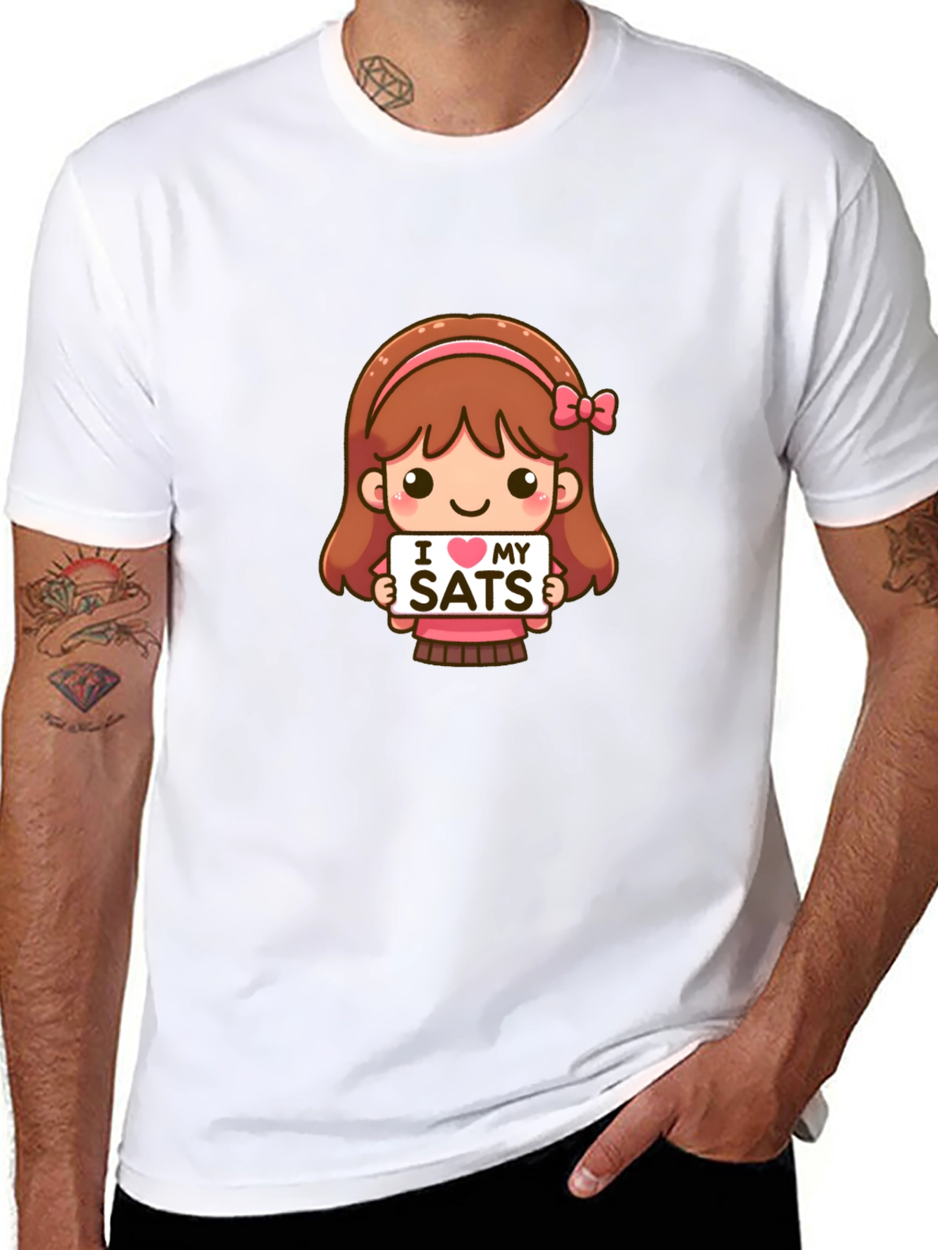 Cute Girl I Love My SATS T-Shirt
