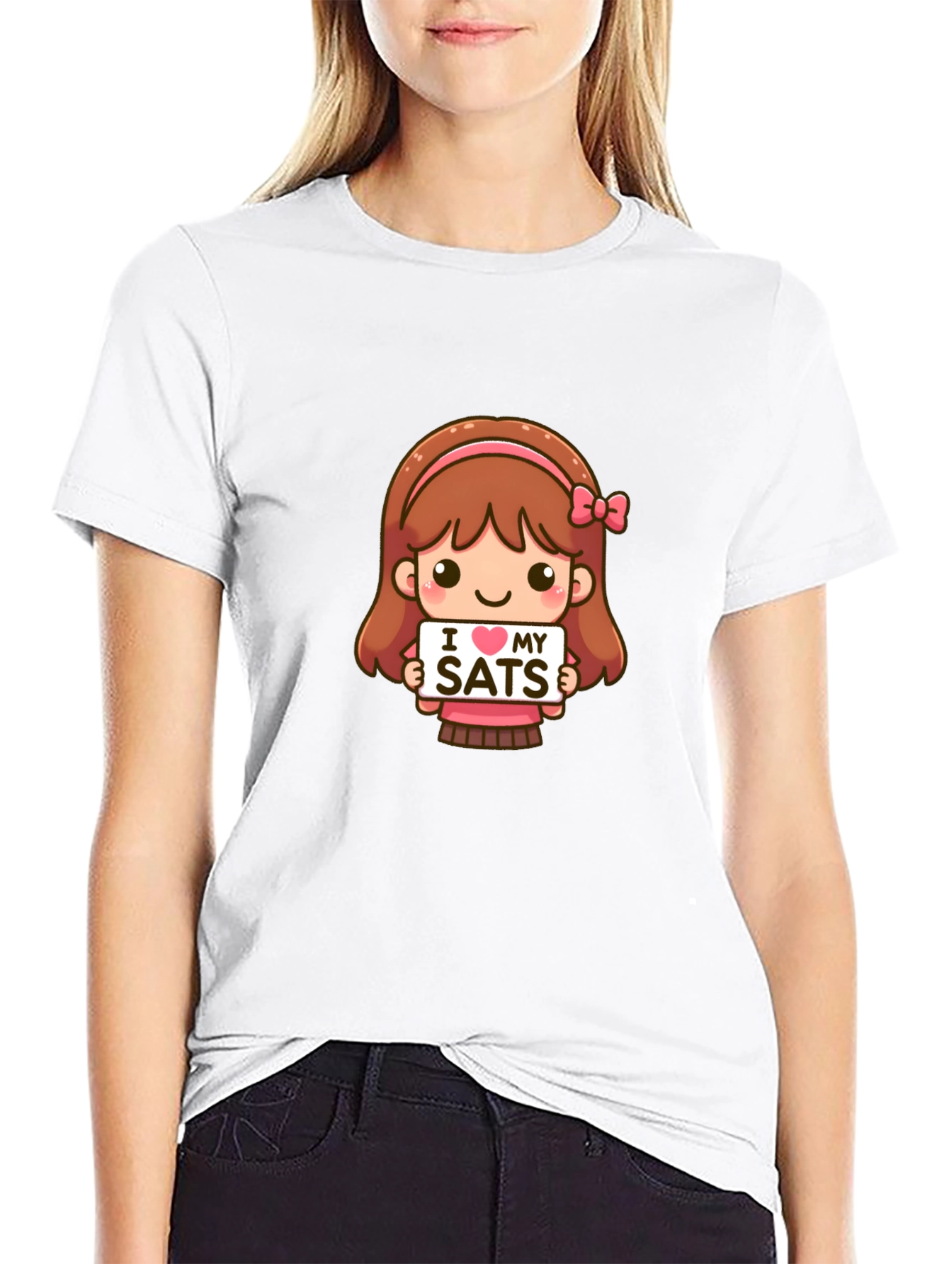 Cute Girl I Love My SATS T-Shirt