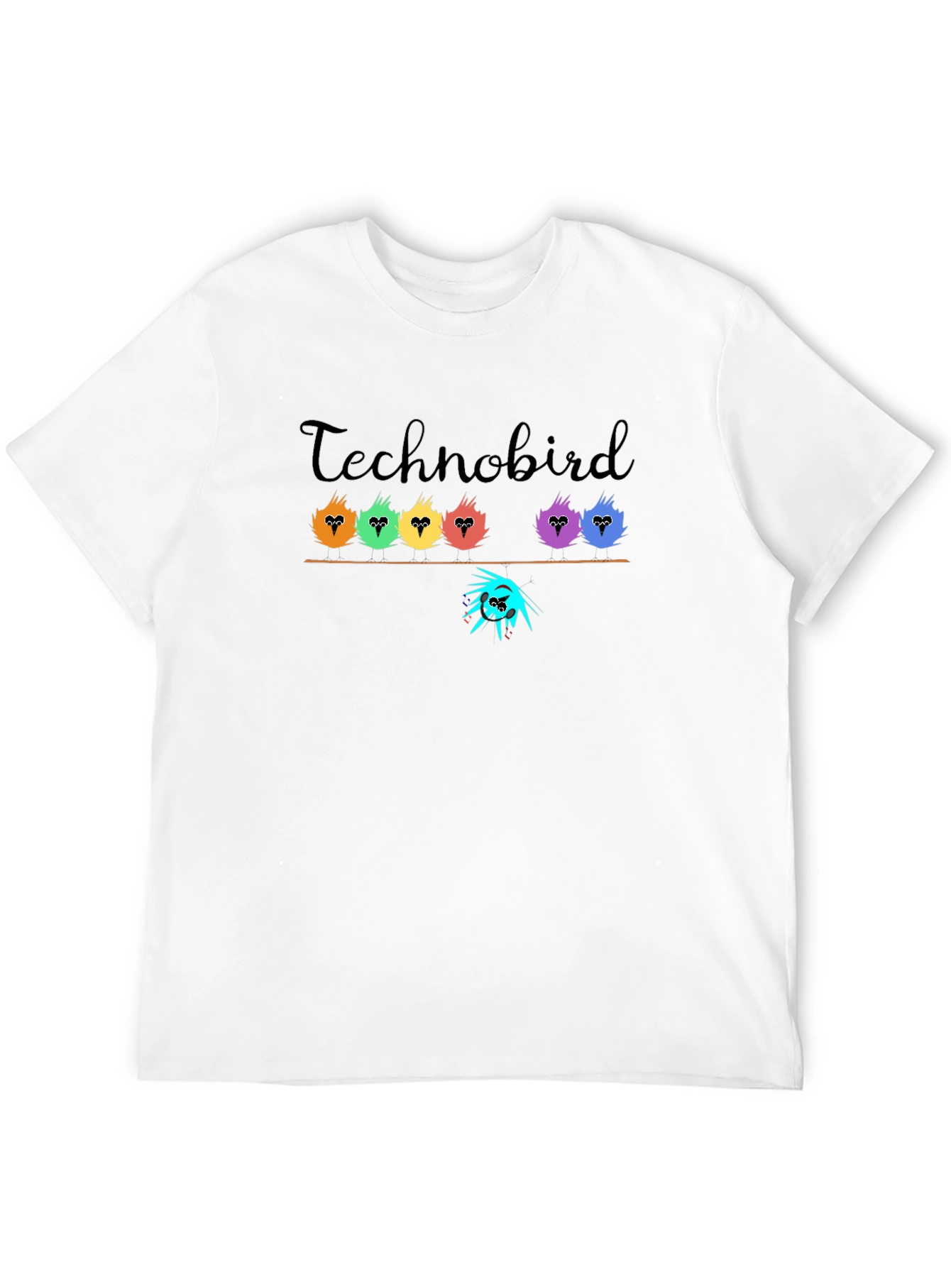 Technobird Graphic Tee - Black