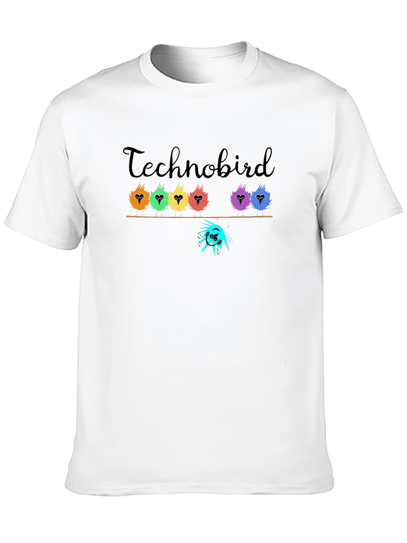 Technobird Graphic Tee - Black