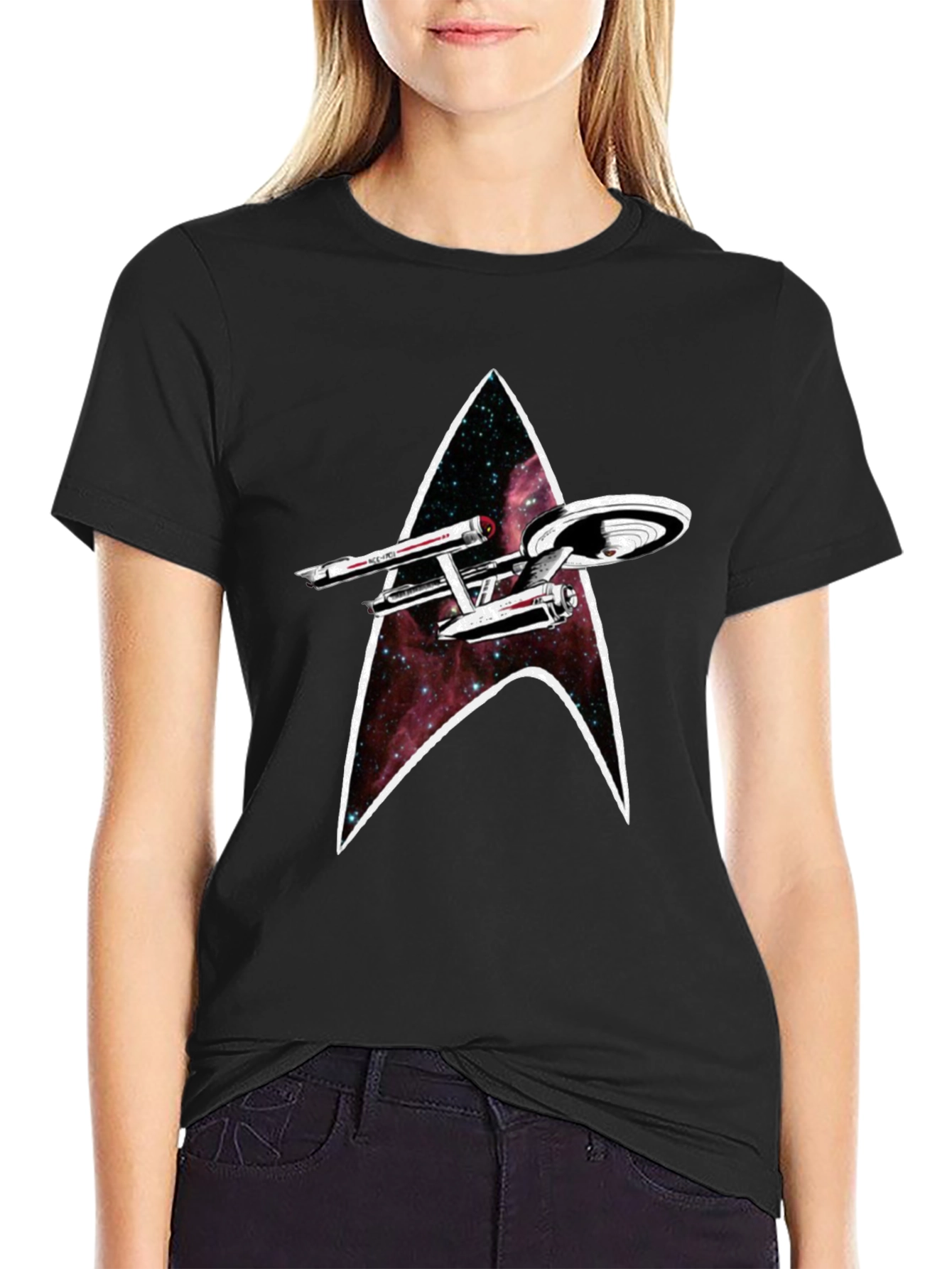Star Trek Enterprise T-Shirt - Boldly Go!