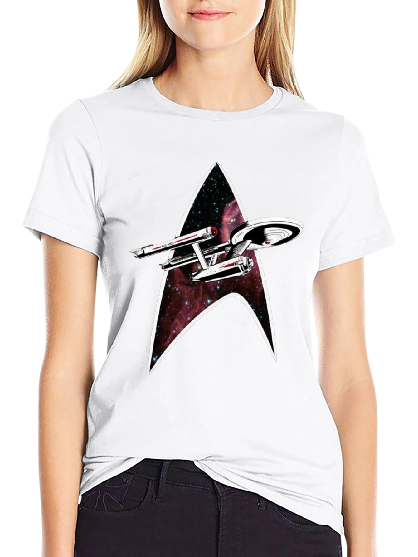 Star Trek Enterprise T-Shirt - Boldly Go!