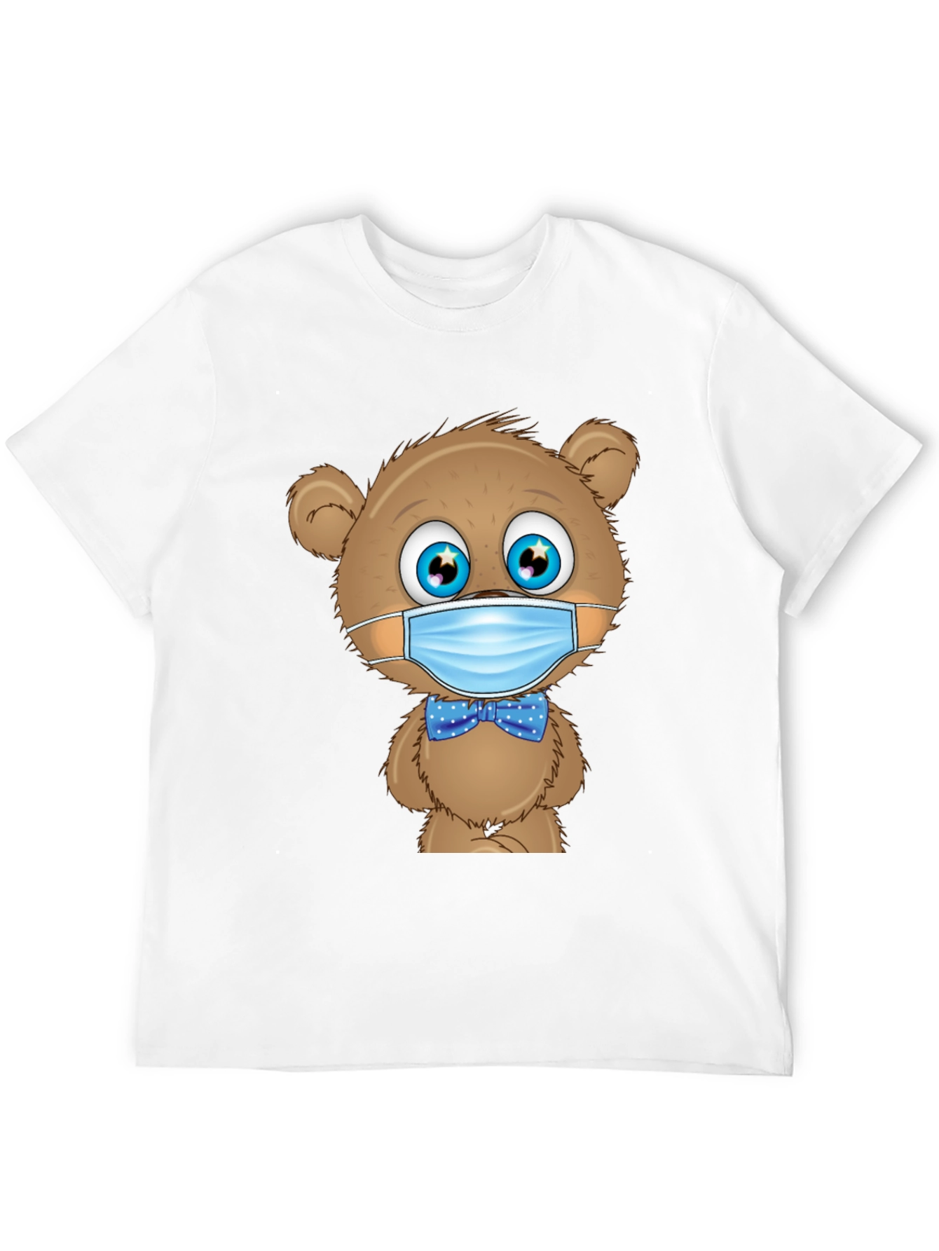 Teddy Bear Mask T-Shirt: Stay Safe & Stylish