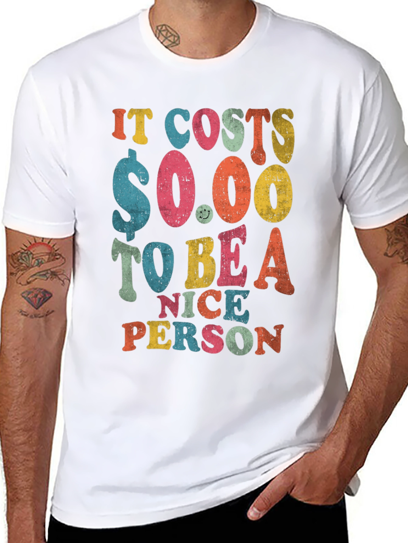 It Costs $0.00 to Be a Nice Person T-Shirt