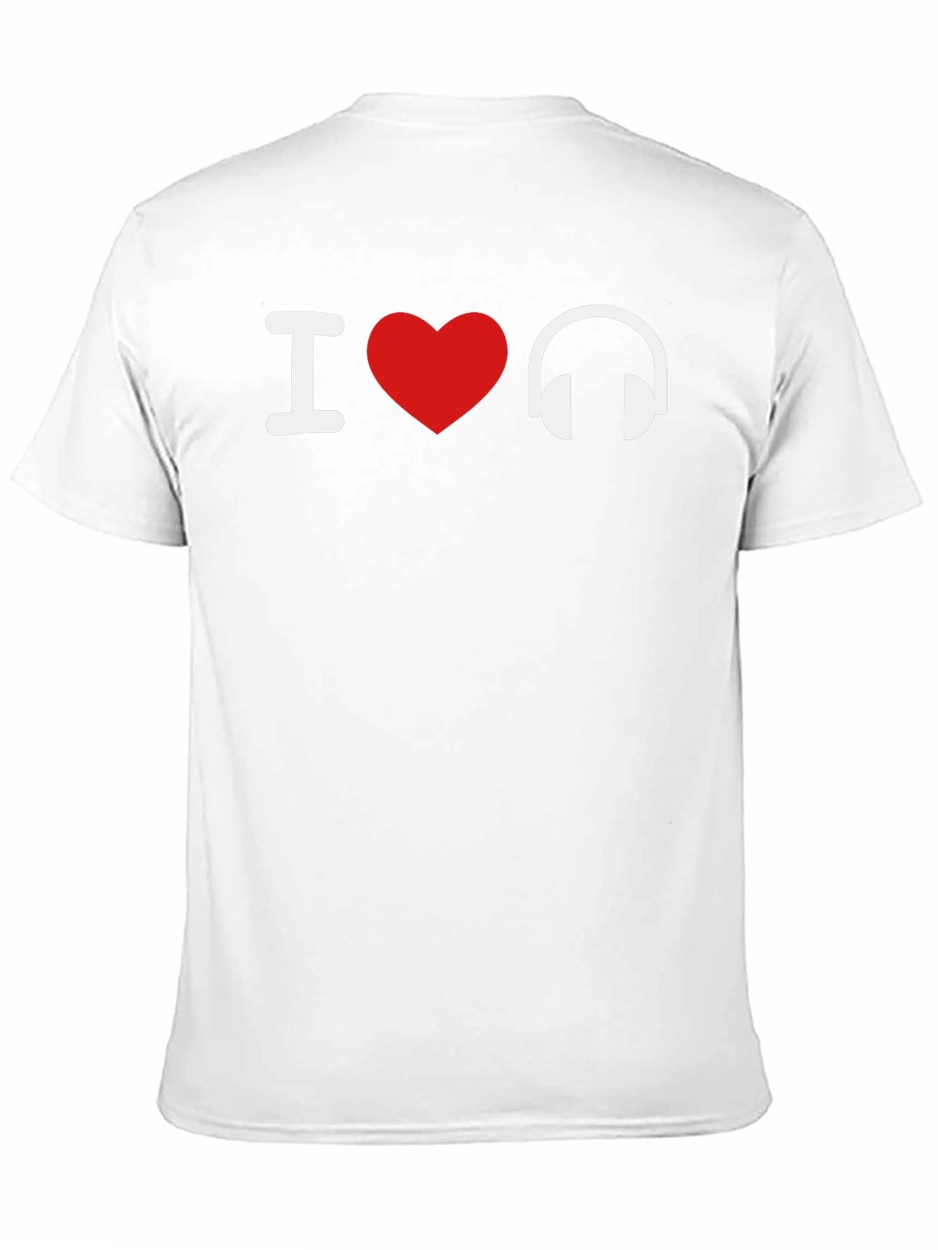 I Love Music T-Shirt - Black Graphic Tee