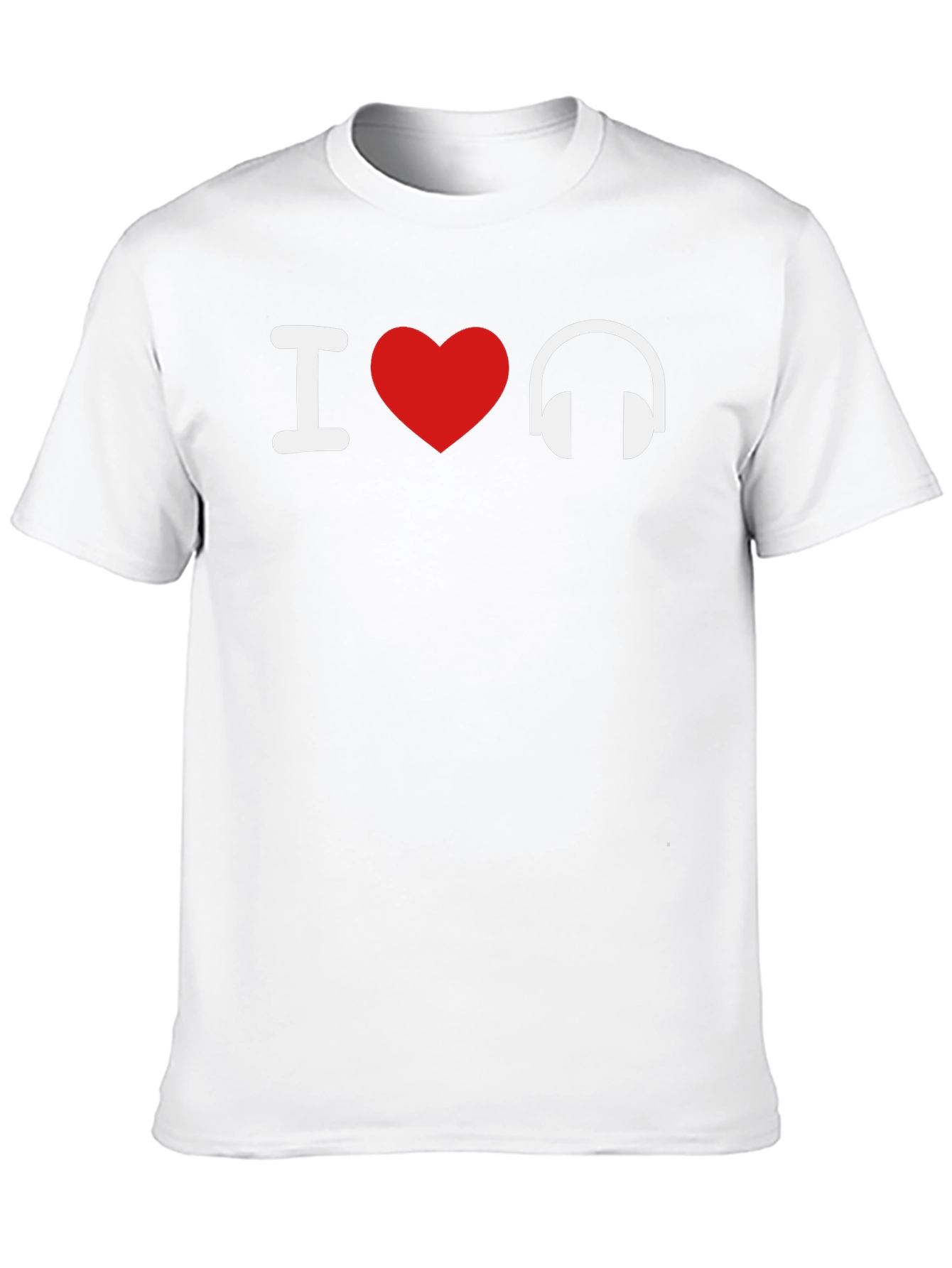 I Love Music T-Shirt - Black Graphic Tee