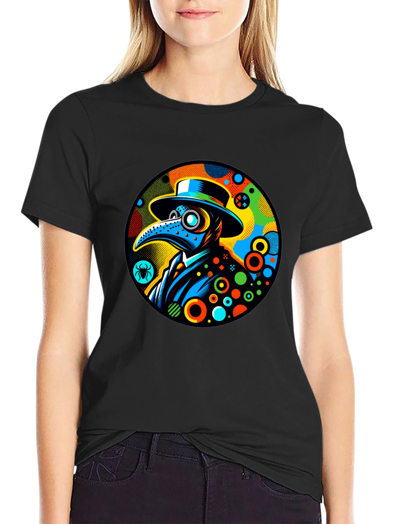 Plague Doctor Graphic Tee - Unique Design