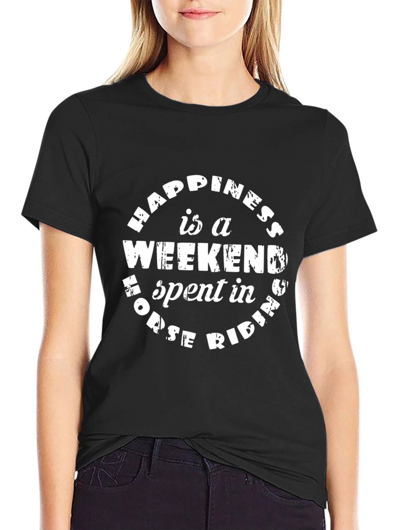 Happiness Horse Riding T-Shirt