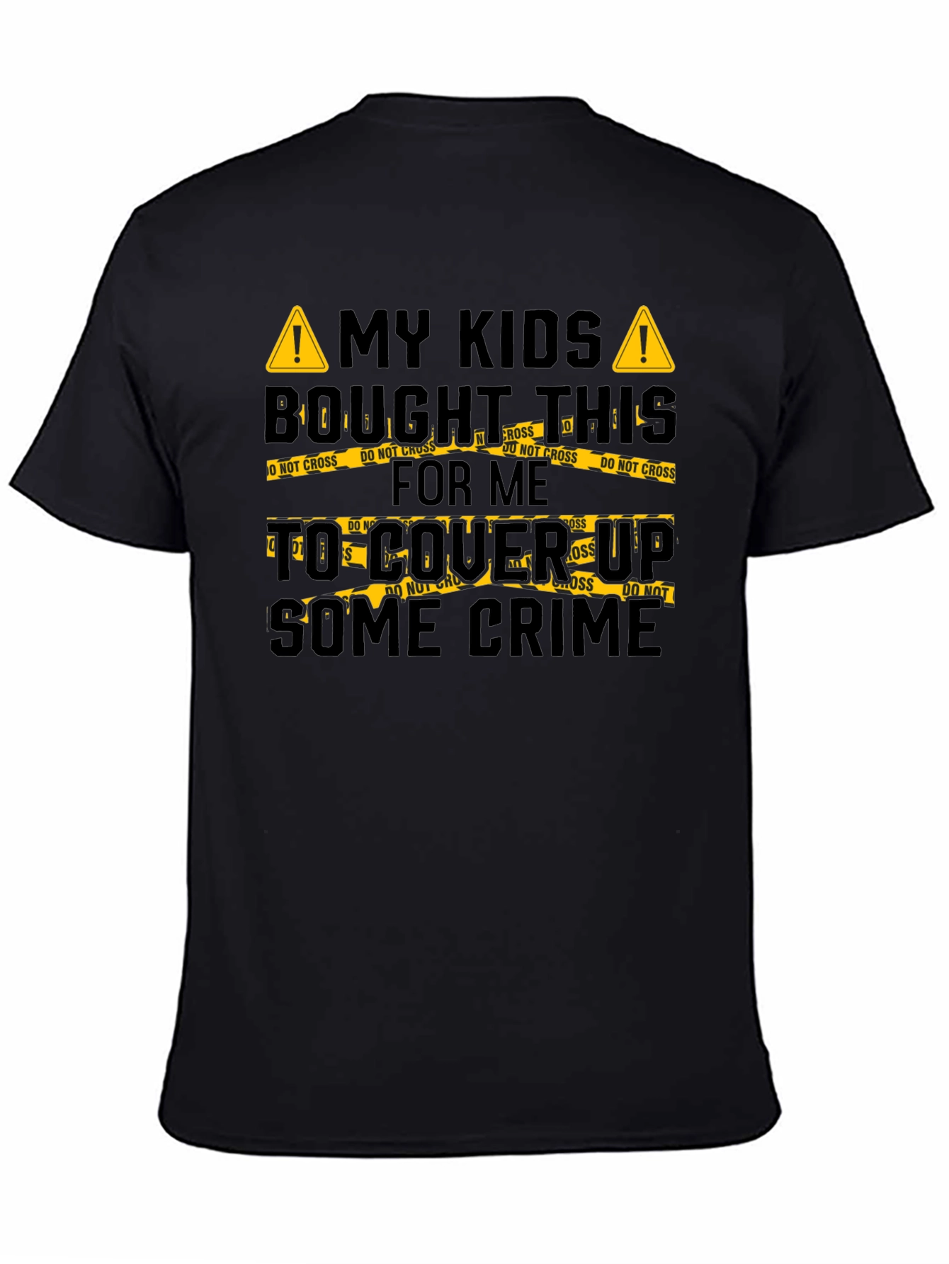 Funny Crime Cover Up T-Shirt