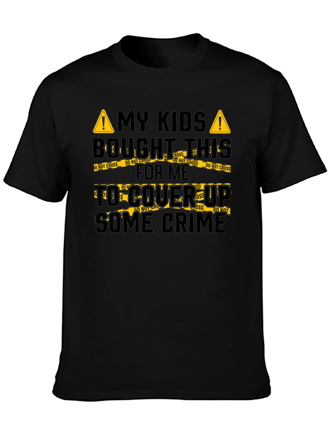 Funny Crime Cover Up T-Shirt