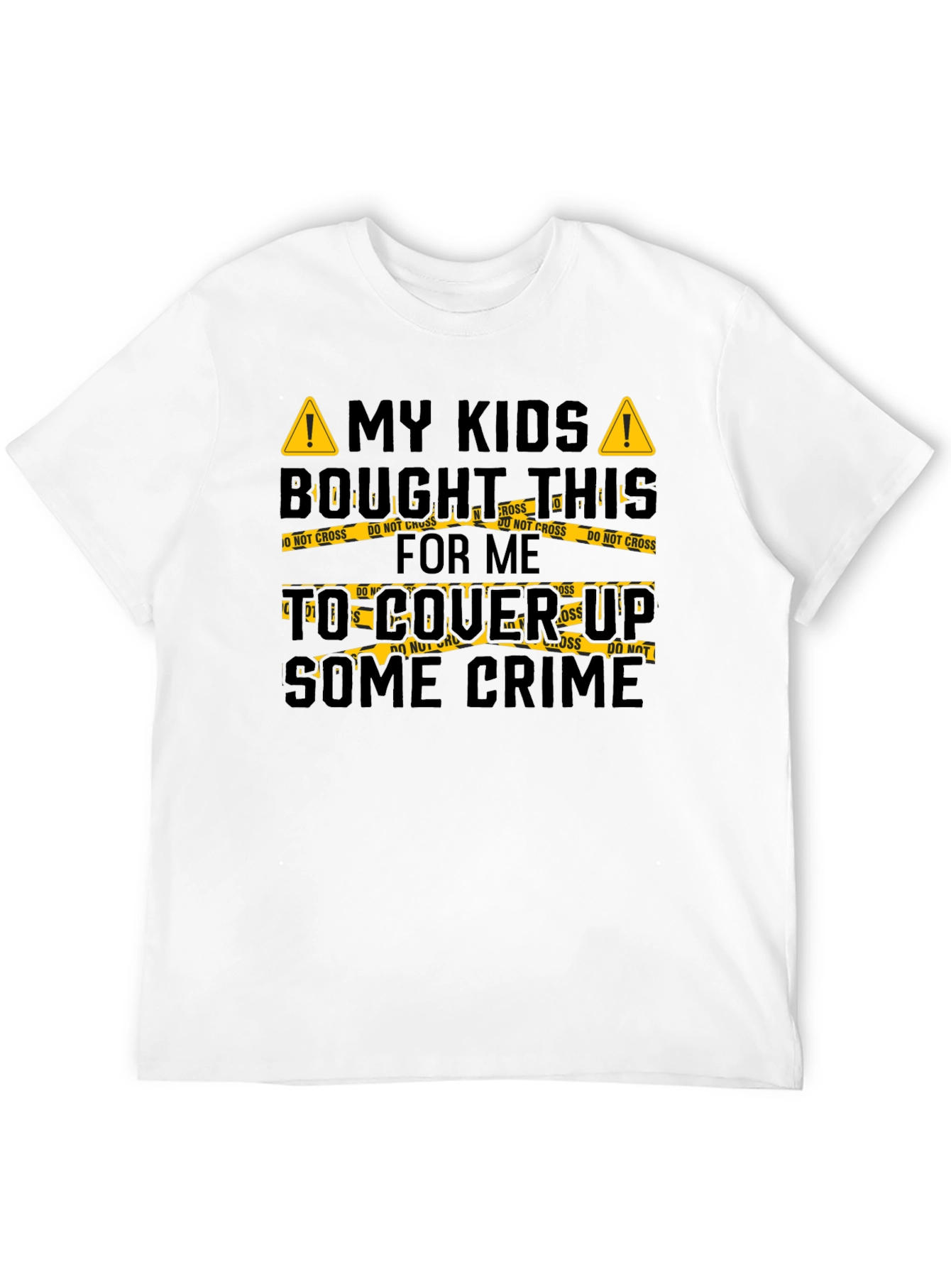 Funny Crime Cover Up T-Shirt