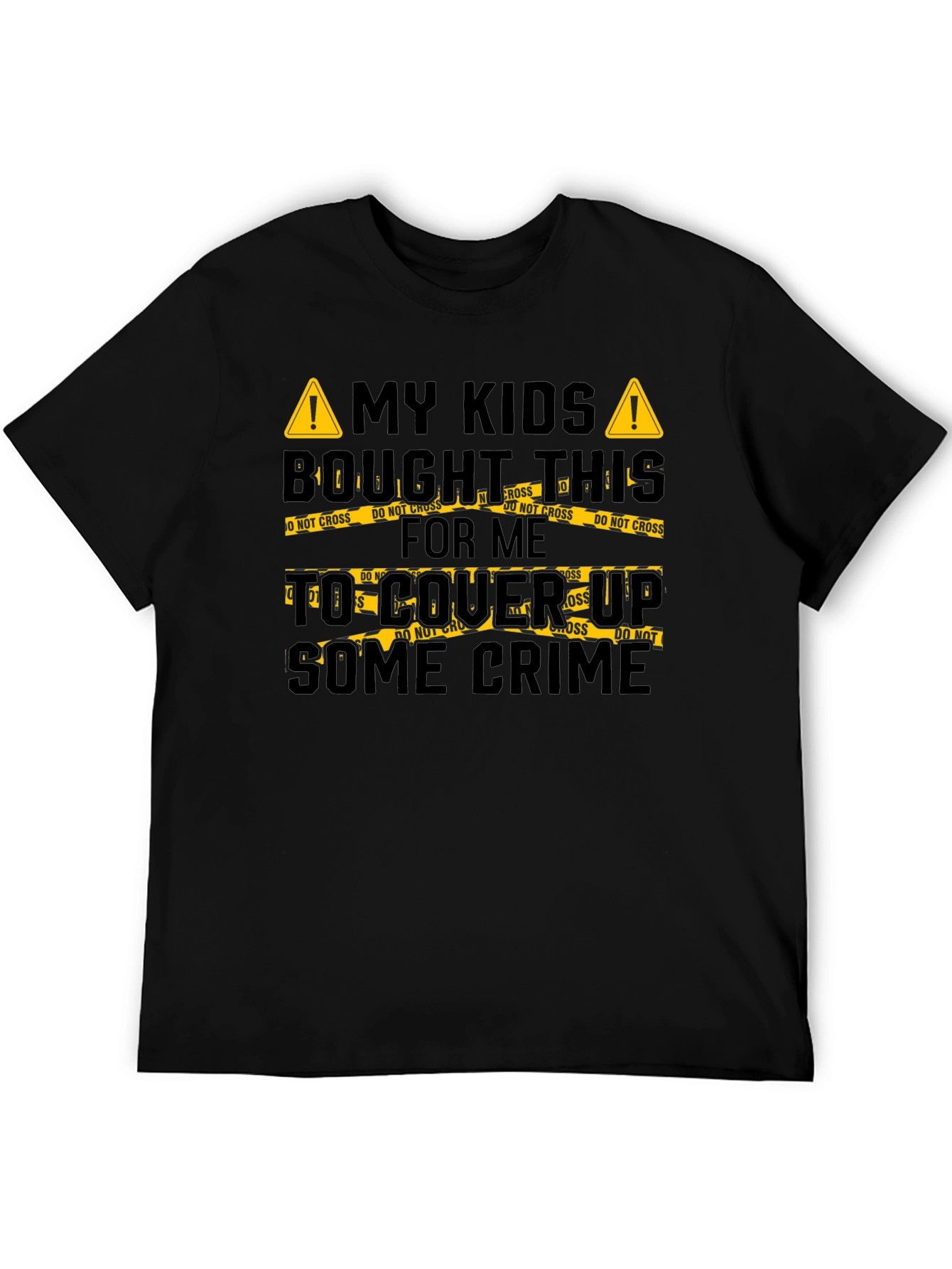 Funny Crime Cover Up T-Shirt