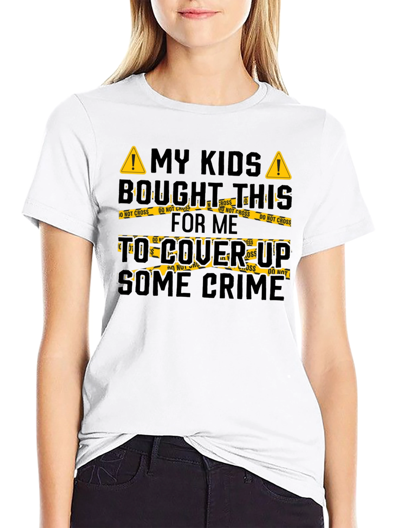 Funny Crime Cover Up T-Shirt