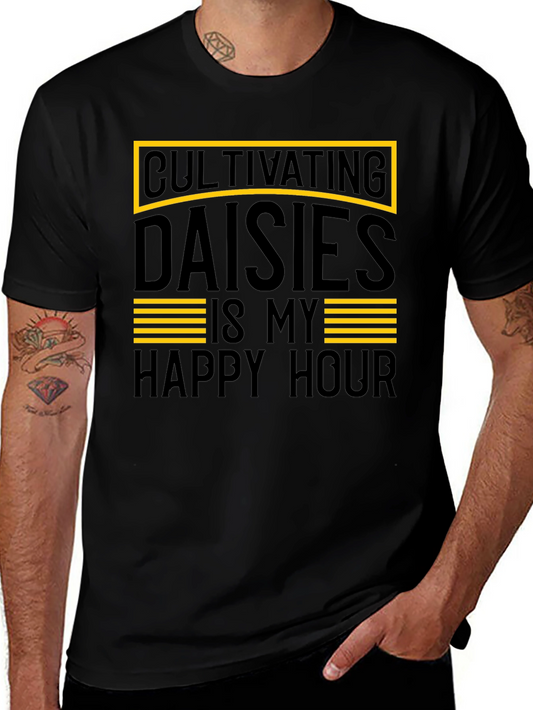 Cultivating Daisies T-Shirt - Happy Hour Gardener Tee