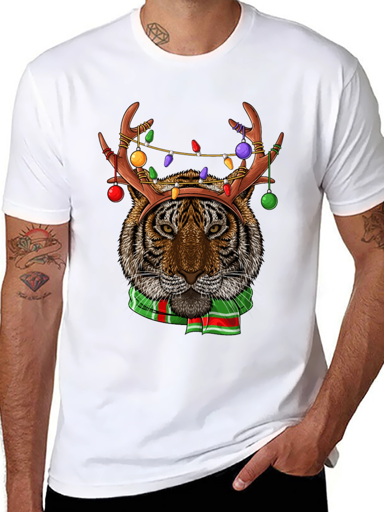 Holiday Tiger Graphic Tee