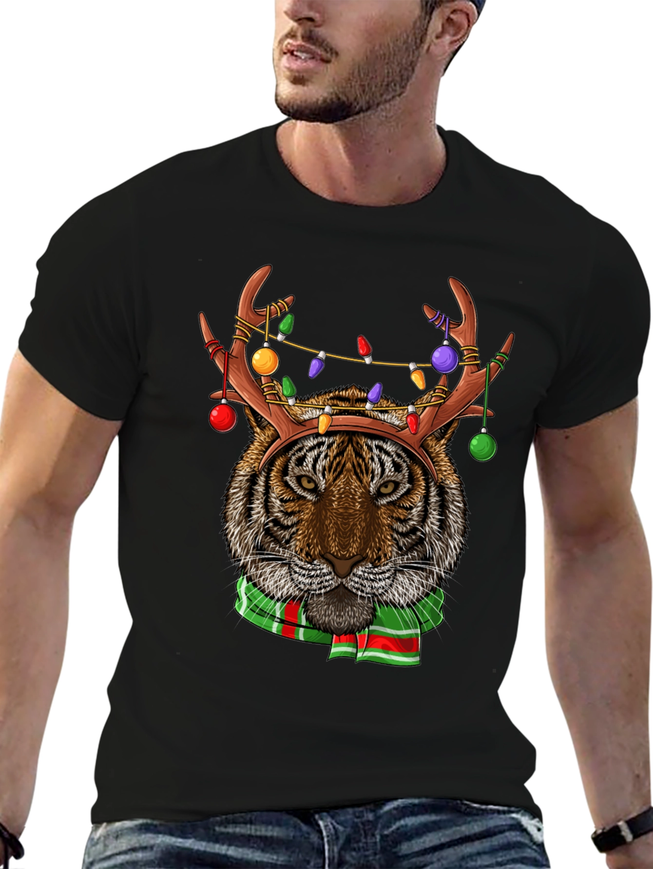 Holiday Tiger Graphic Tee