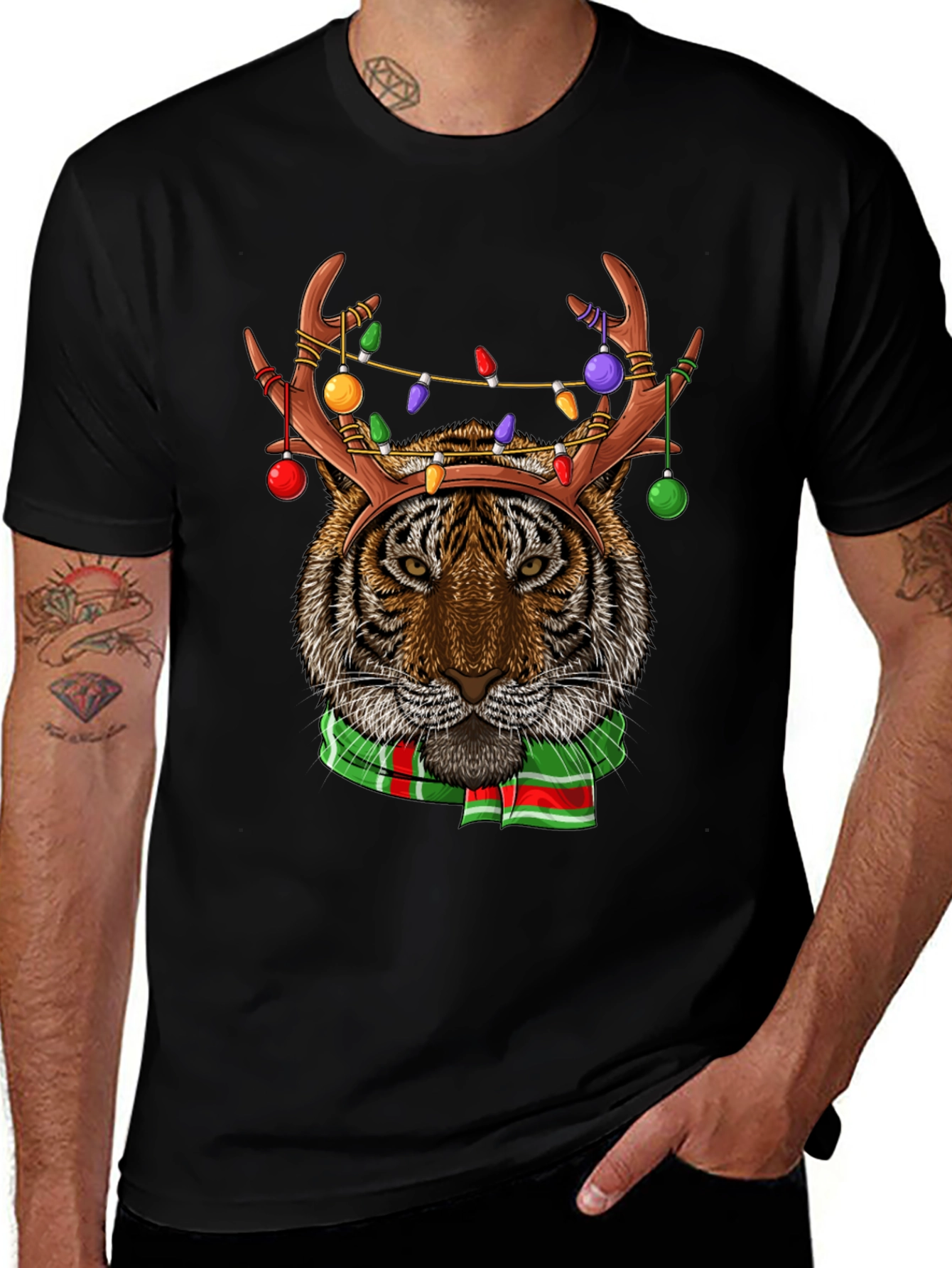 Holiday Tiger Graphic Tee
